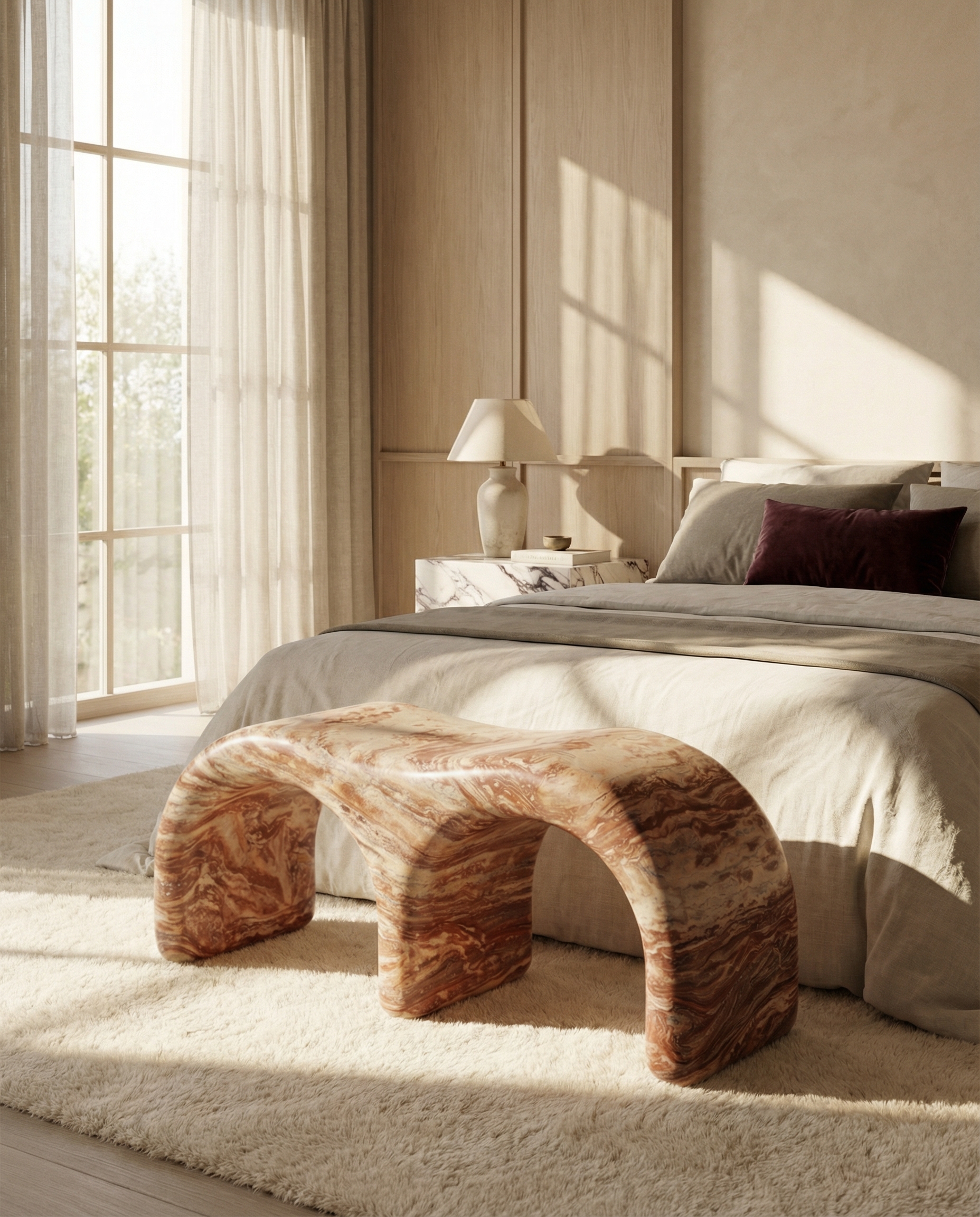 Aime — a small marble object from the Compliments Collection, resting on a considered surface