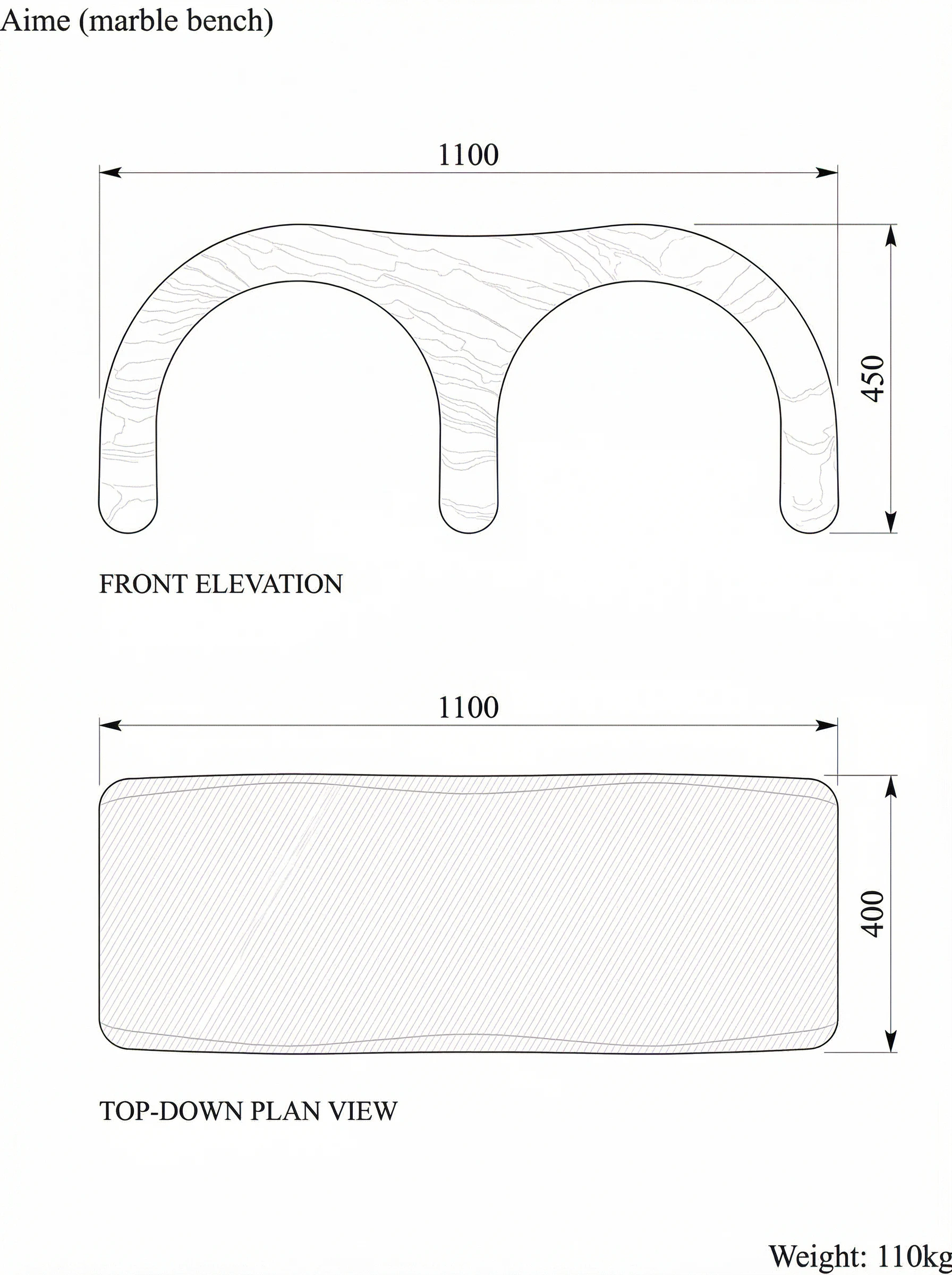 Aime technical drawing