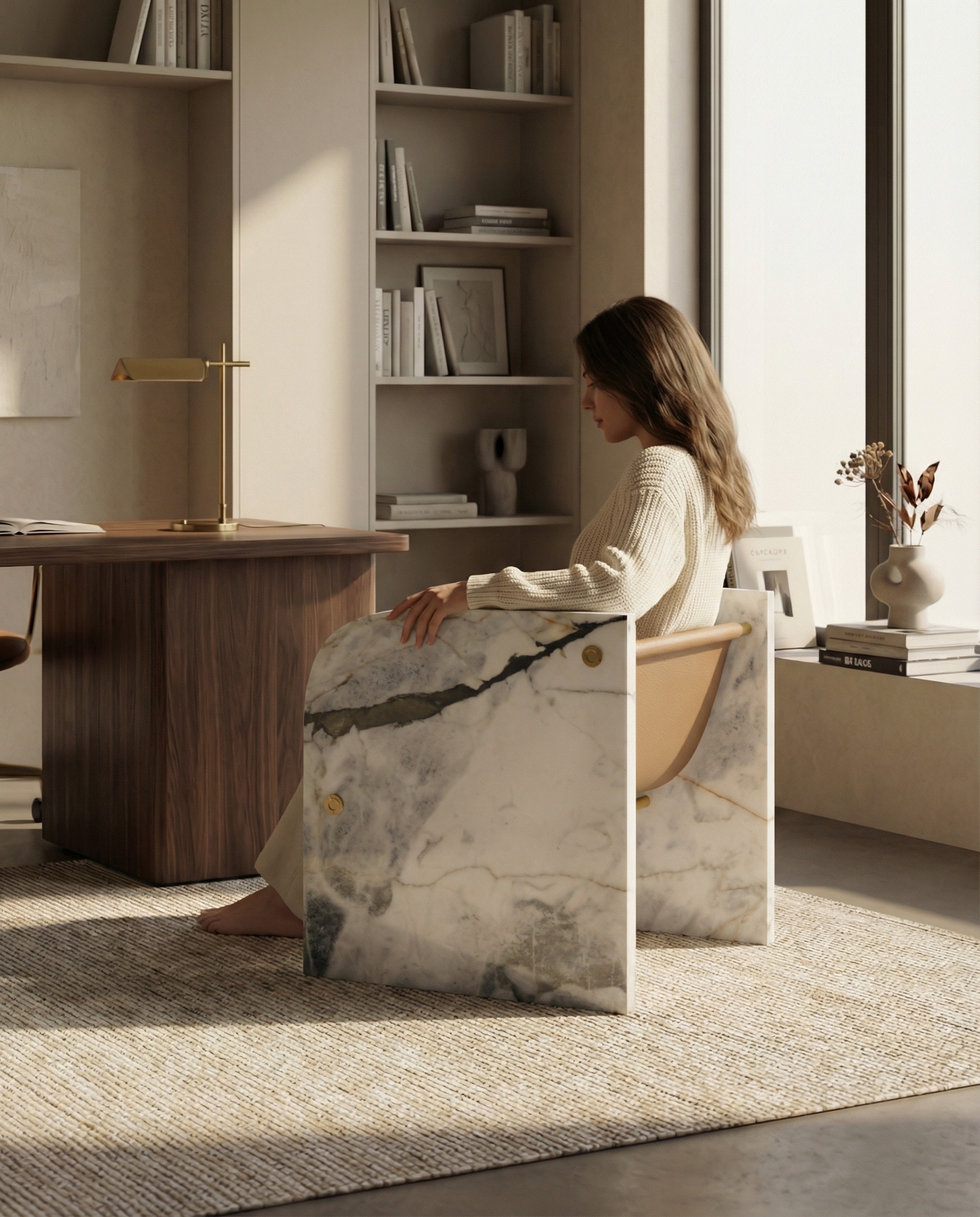 Ana chair — scale reference