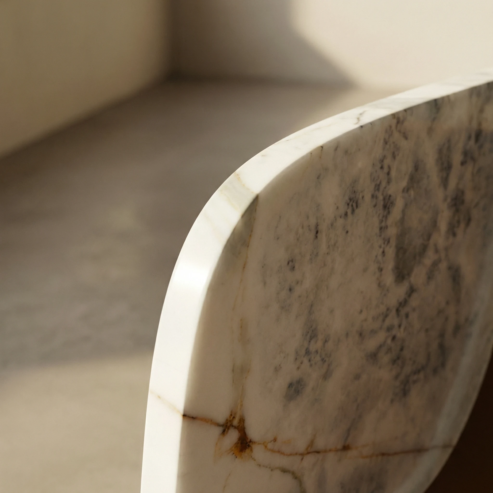 Precision edge detail — CNC and hand finishing