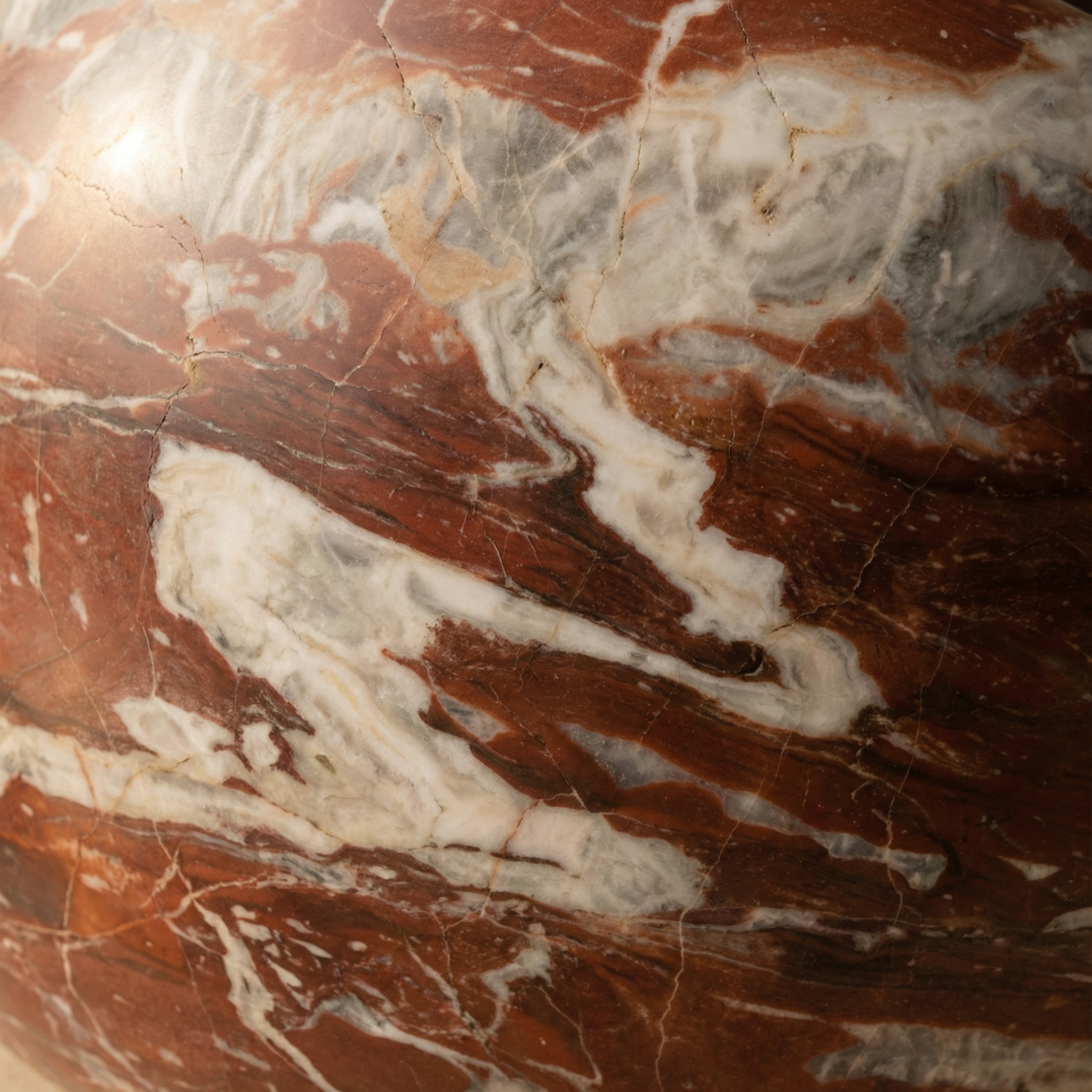 Marble veining detail