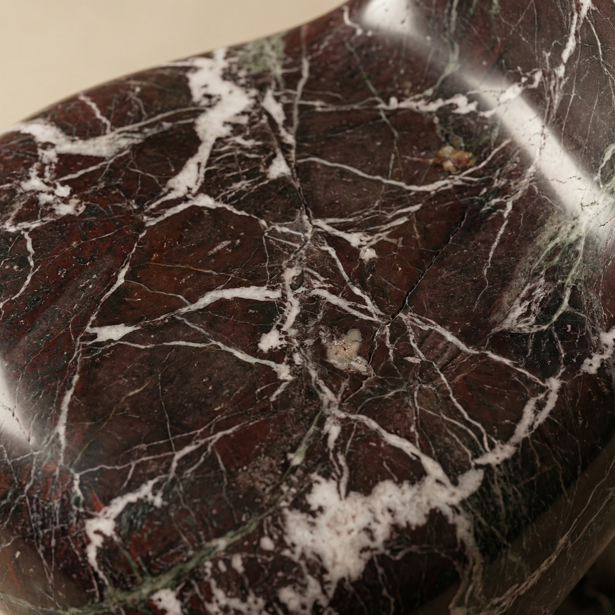 Marble veining detail