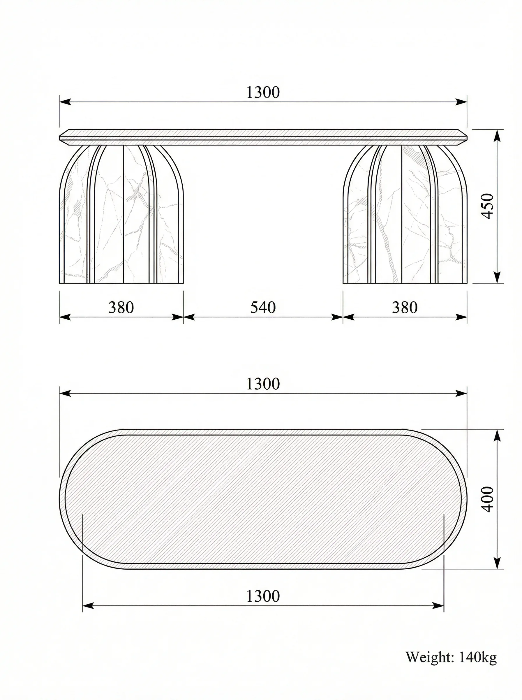 Palladio technical drawing