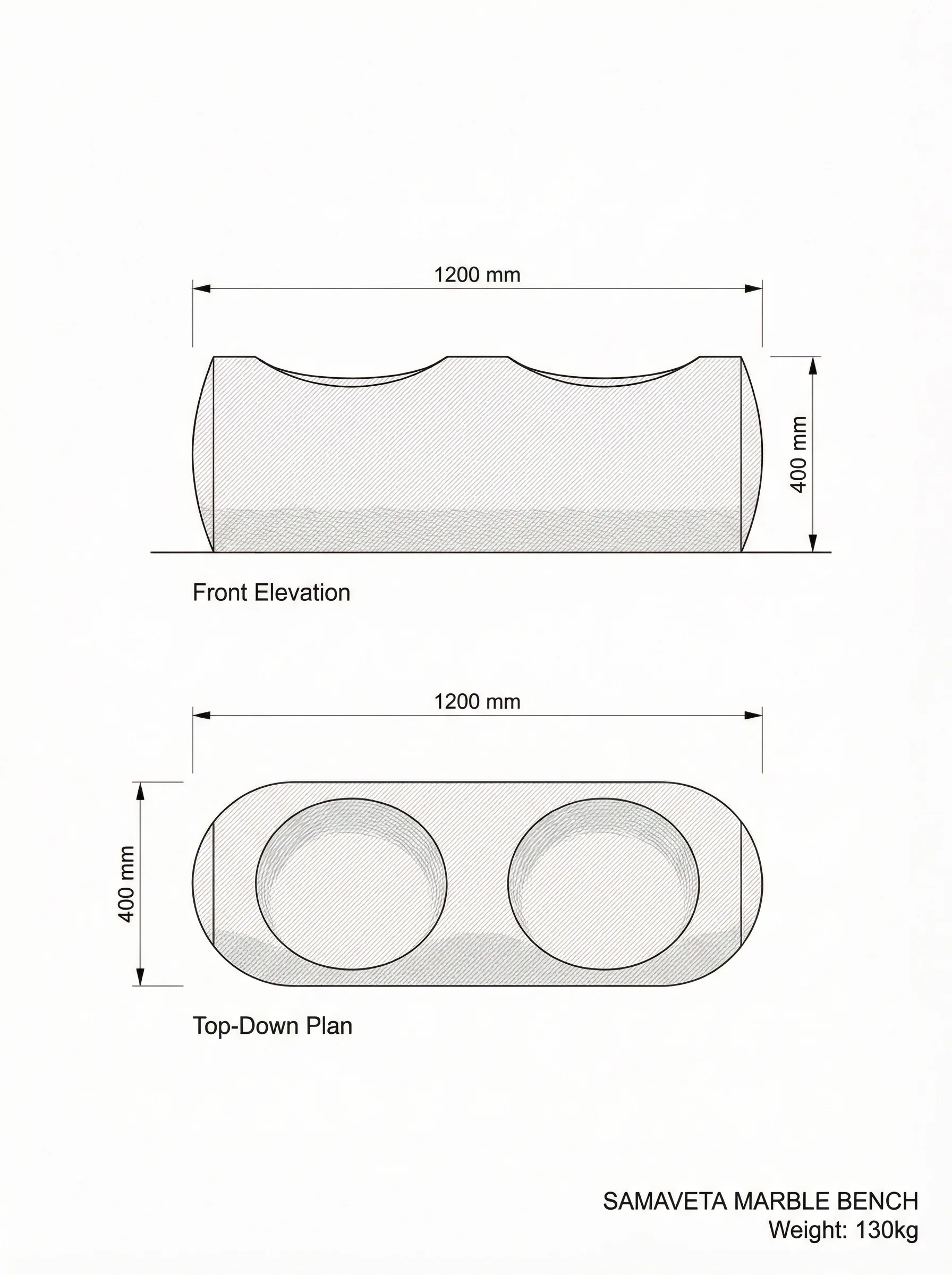Samaveta technical drawing
