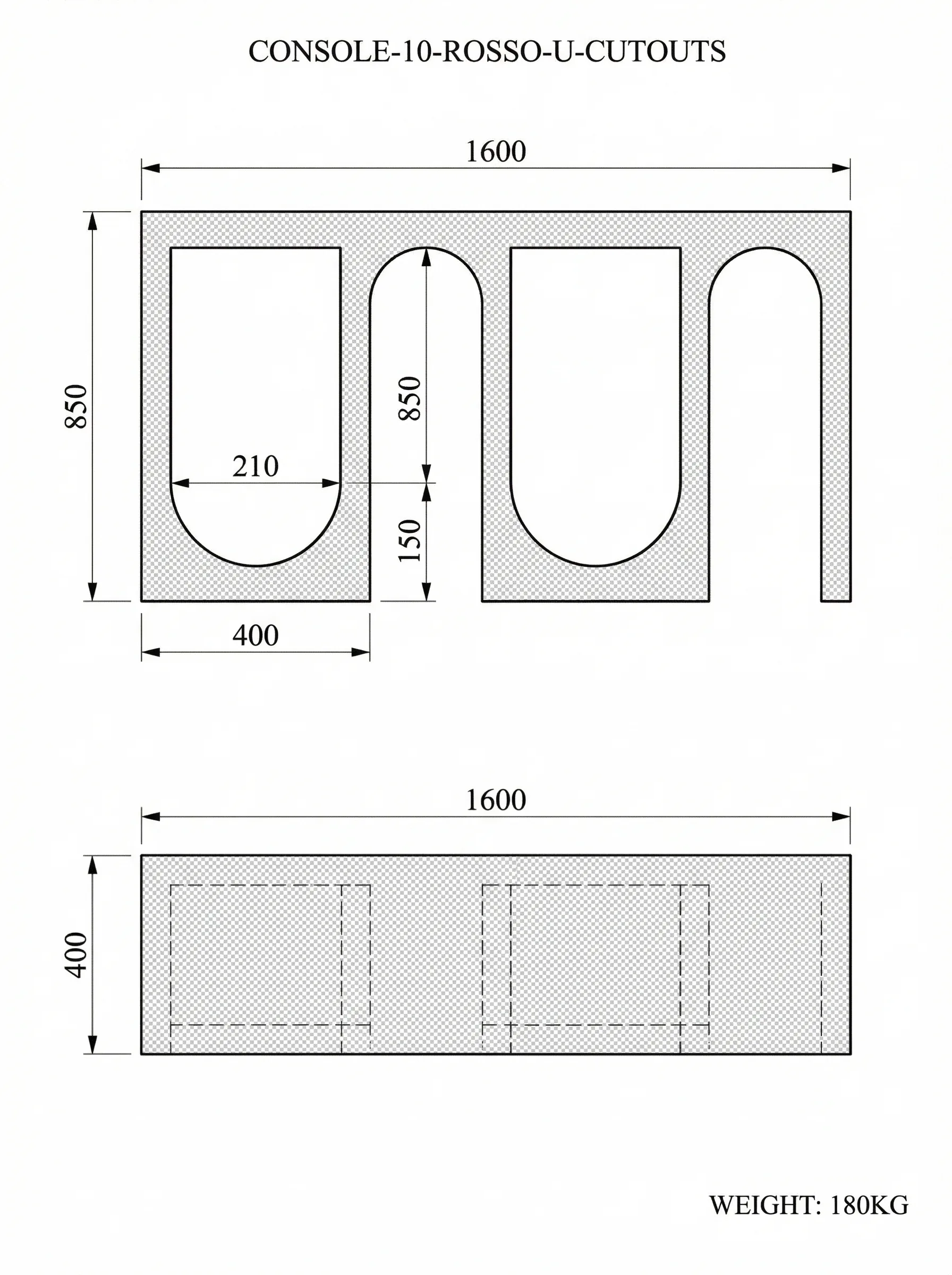 Portale technical drawing