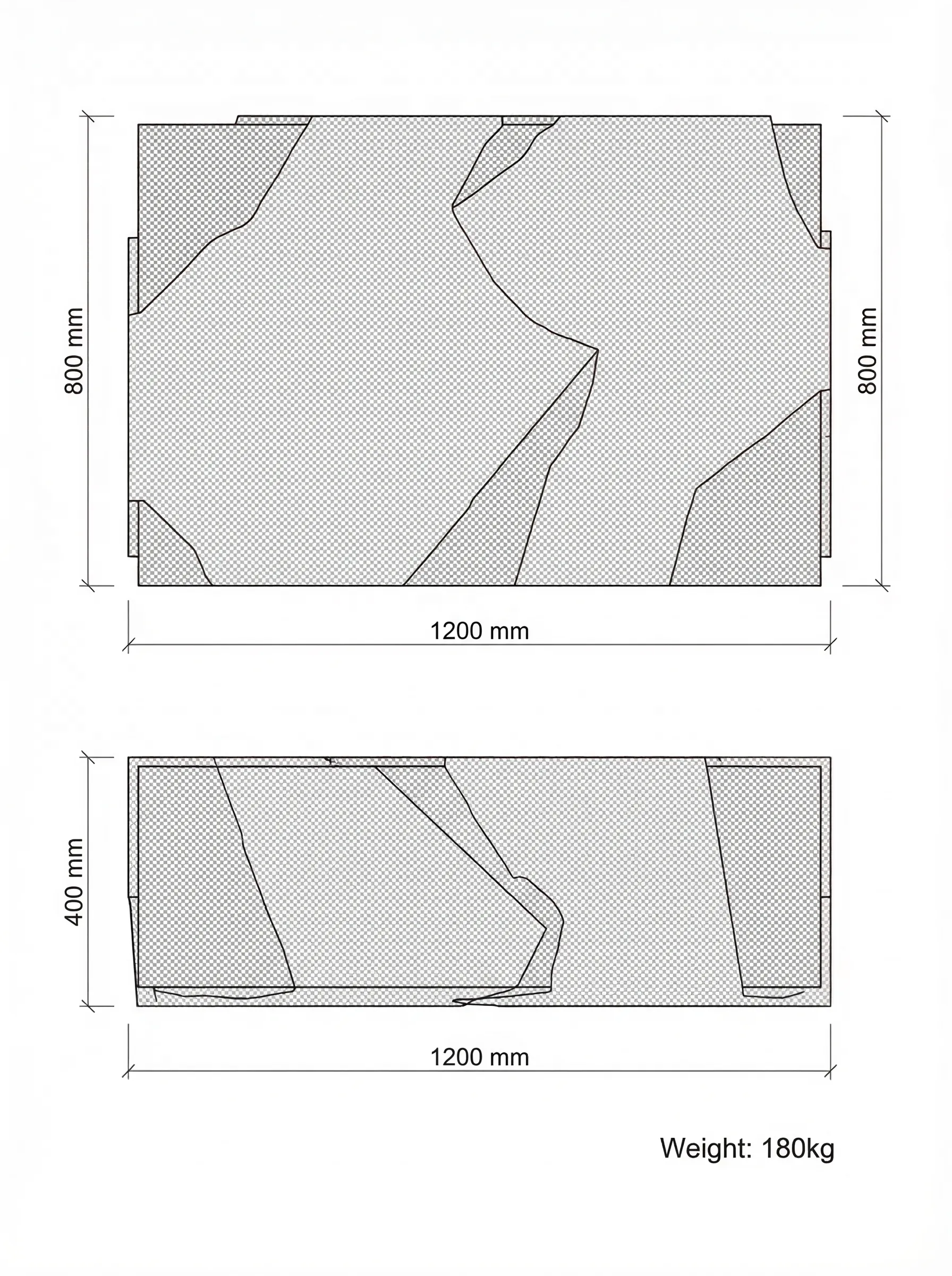 Relica technical drawing