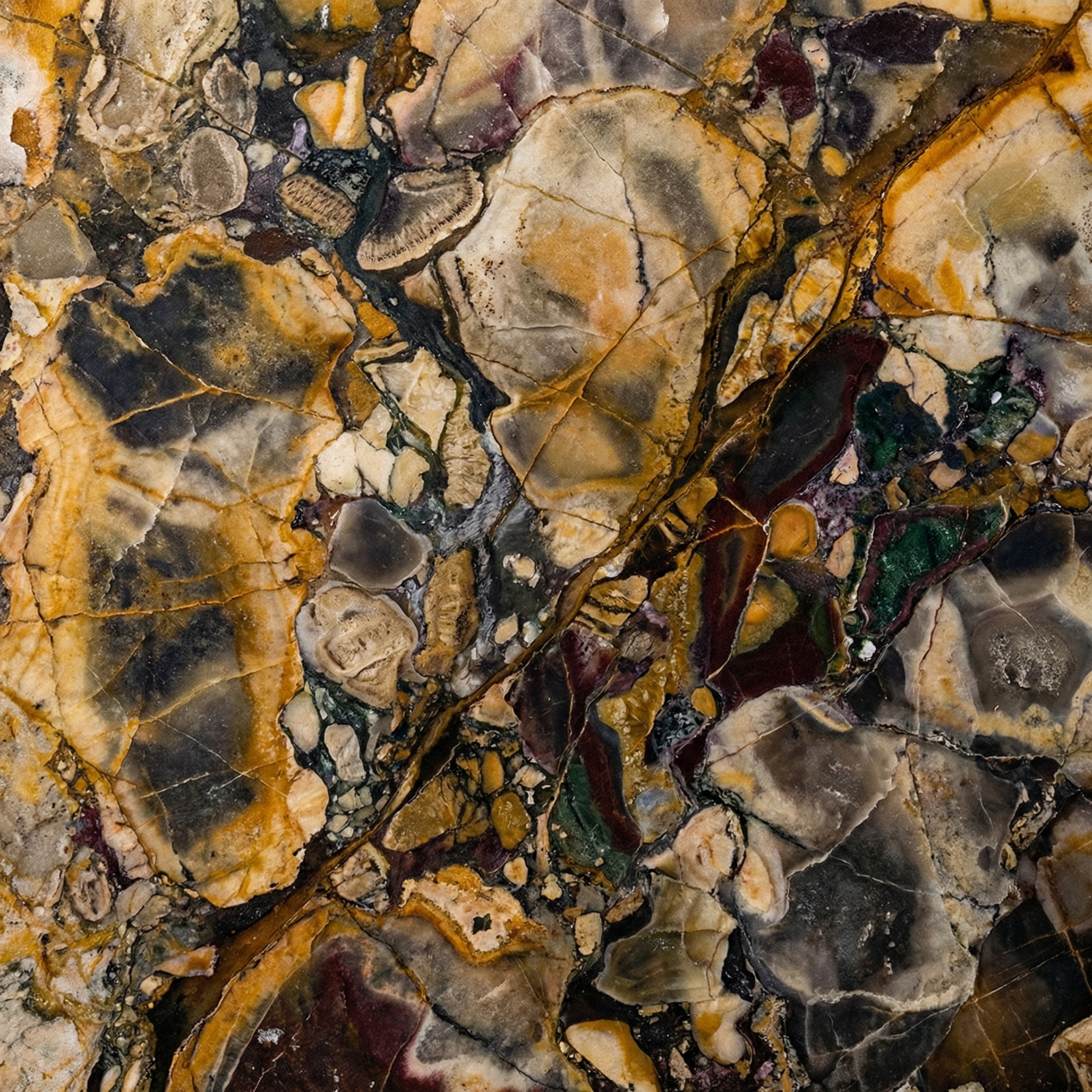 Marble veining detail