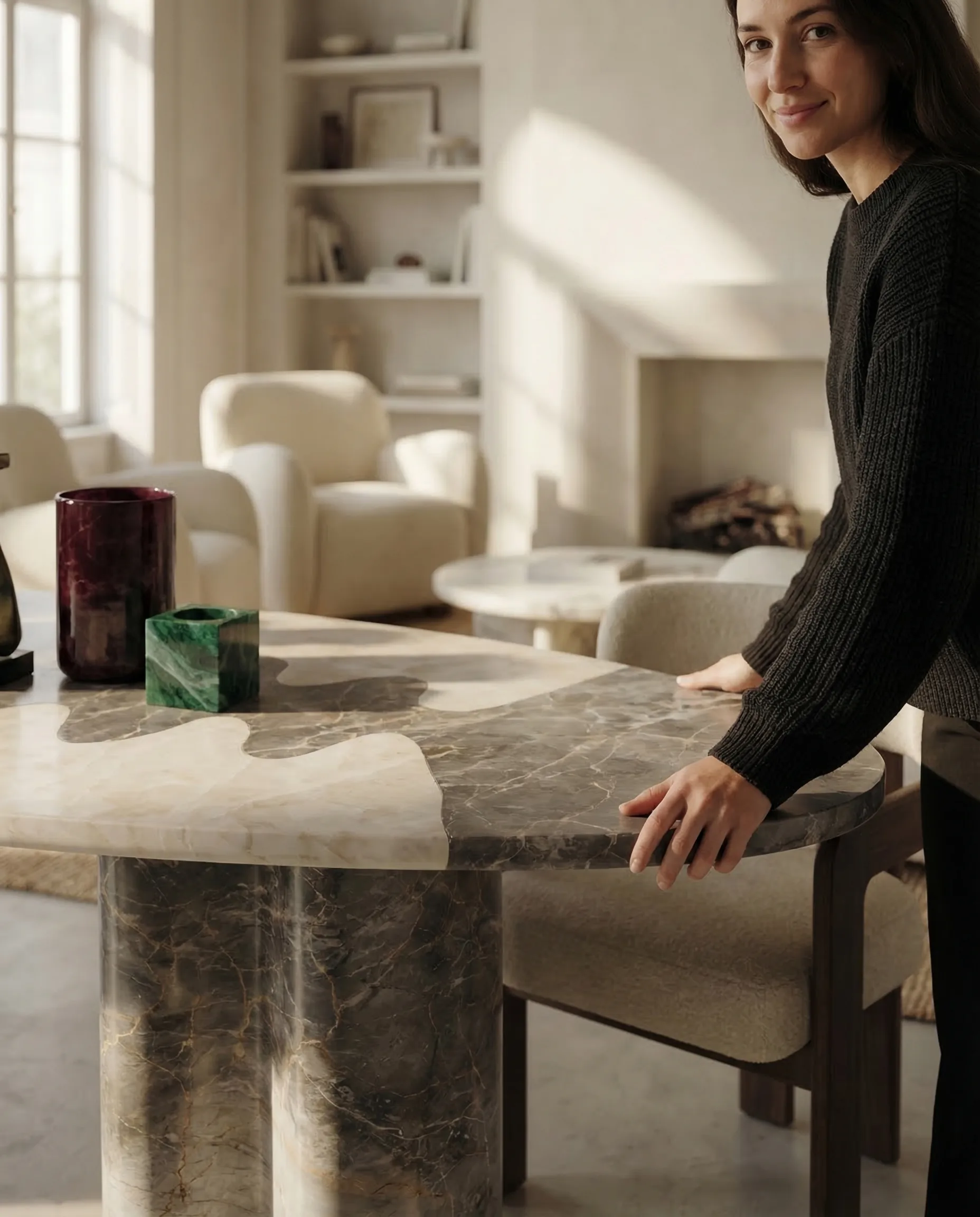 Lavanche at human scale — the table in its natural environment