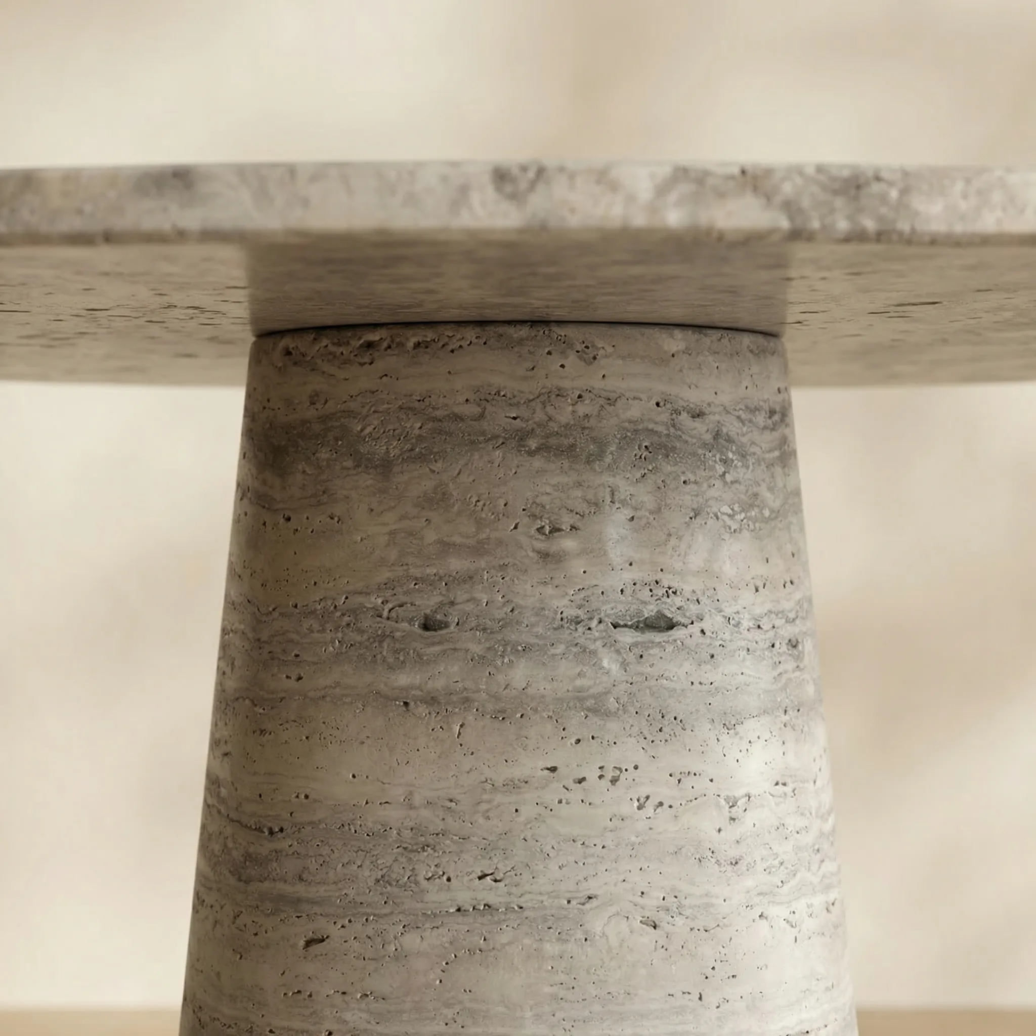 Wedge — joint detail, where geometry meets stone