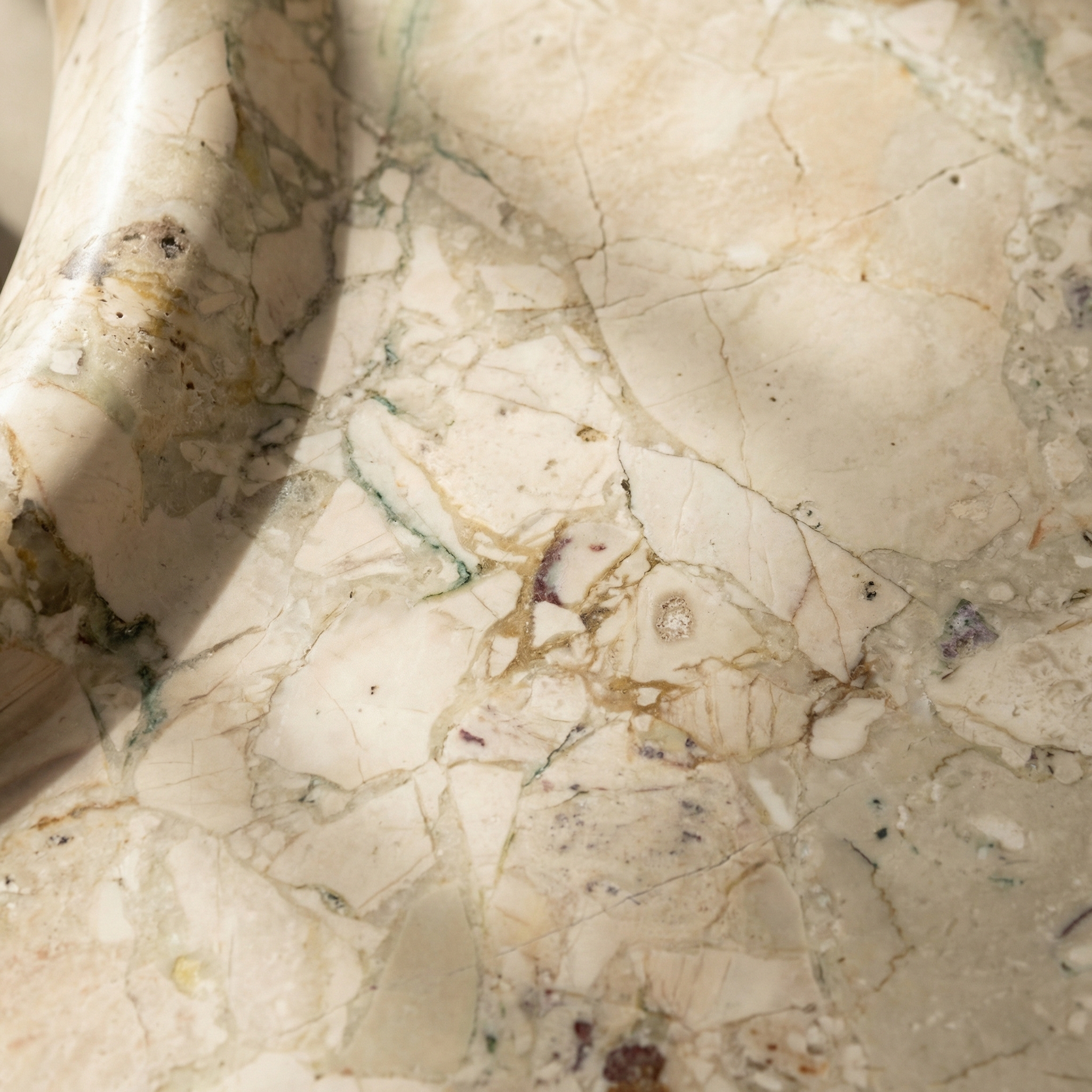 Marble veining detail