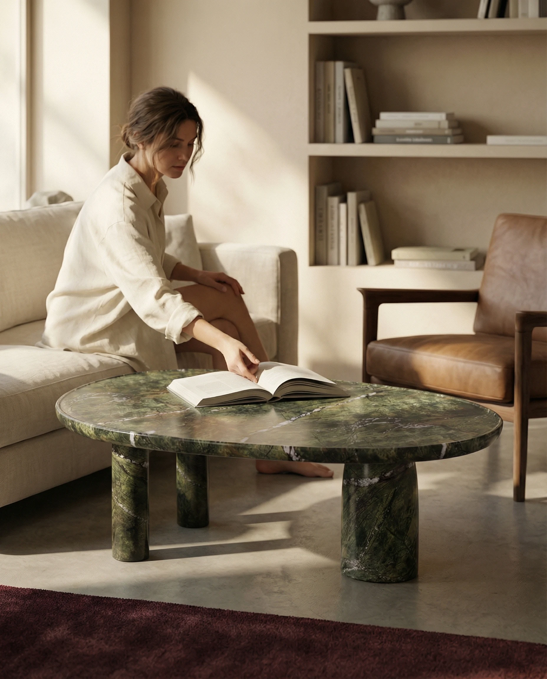 Icaro side table in room context