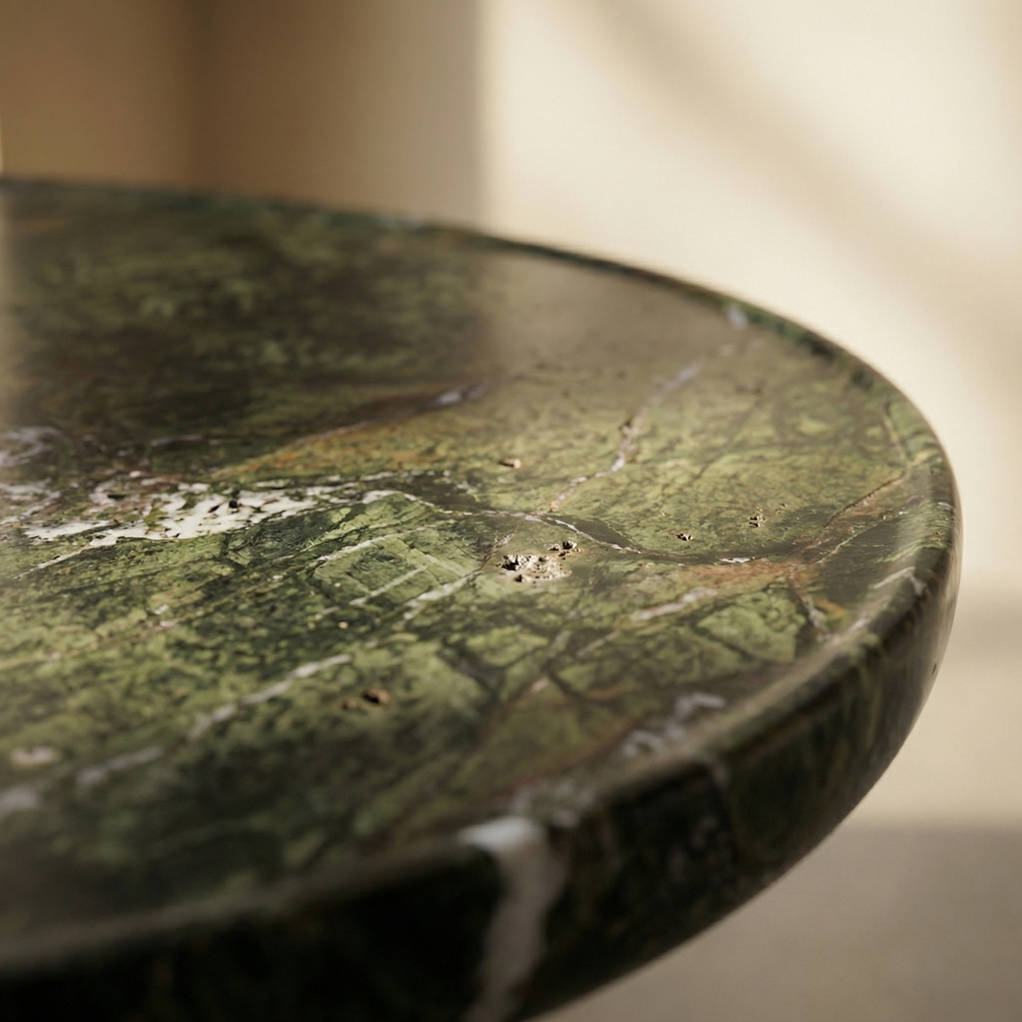 Marble surface detail — Bianco Carrara with subtle grey veining