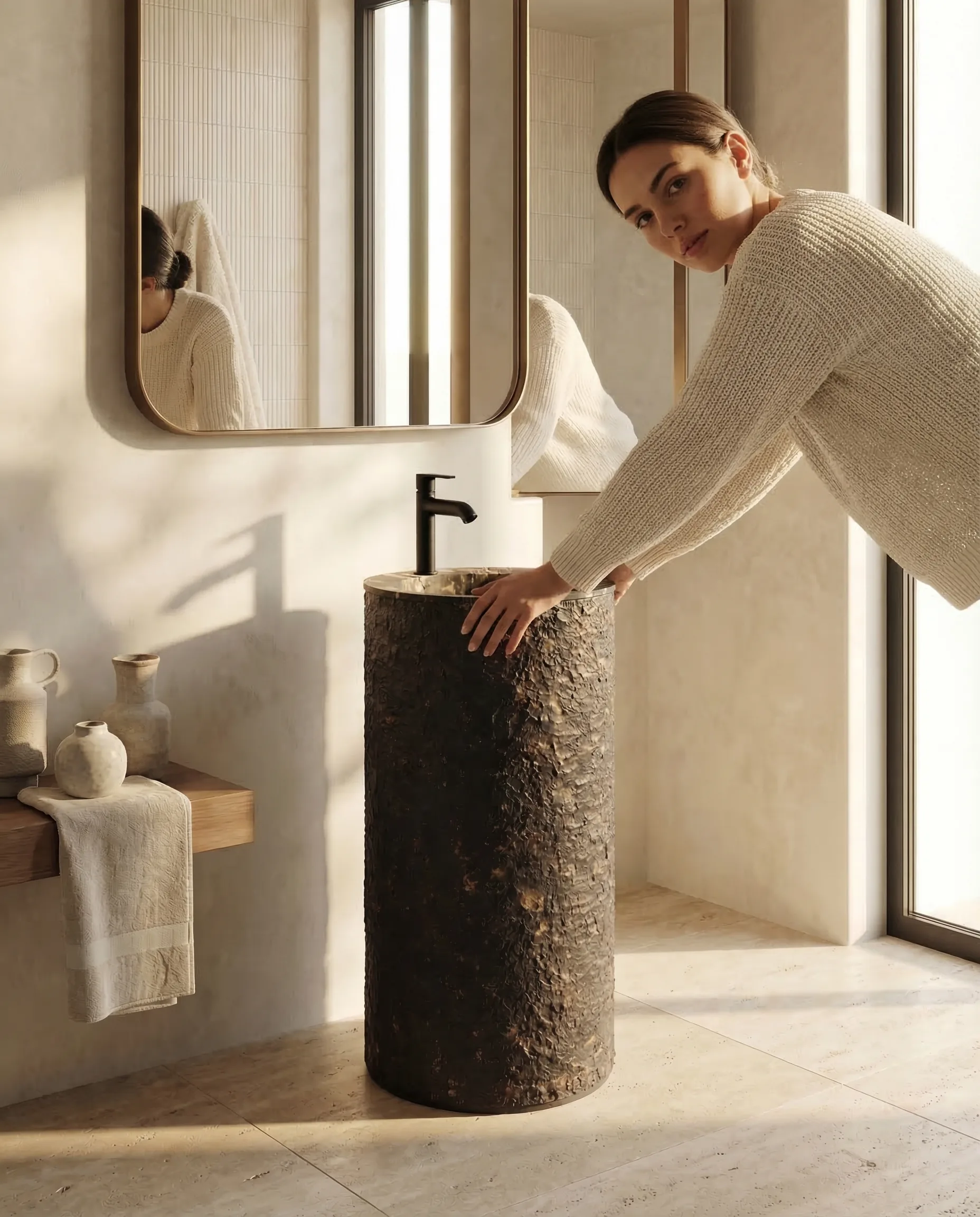 Bronze at human scale