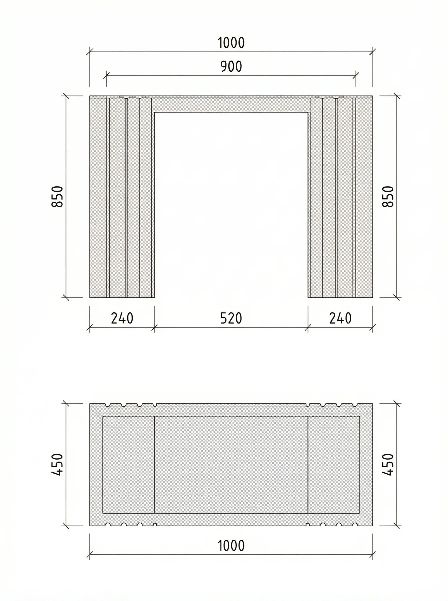 Rupe technical drawing
