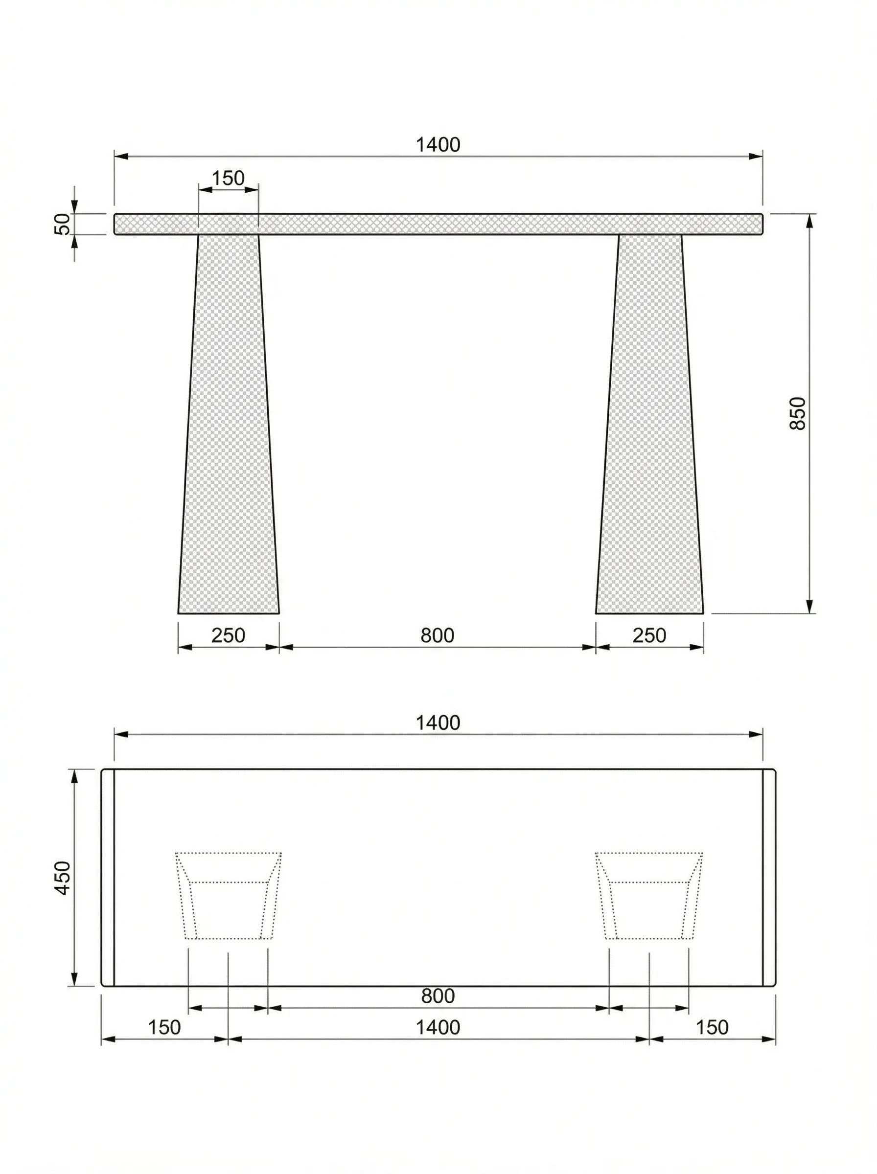 Lama technical drawing