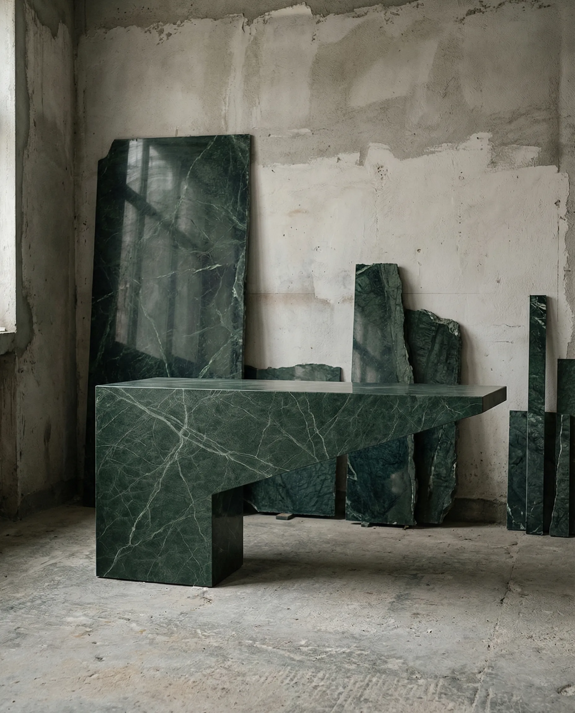 Falce in the atelier