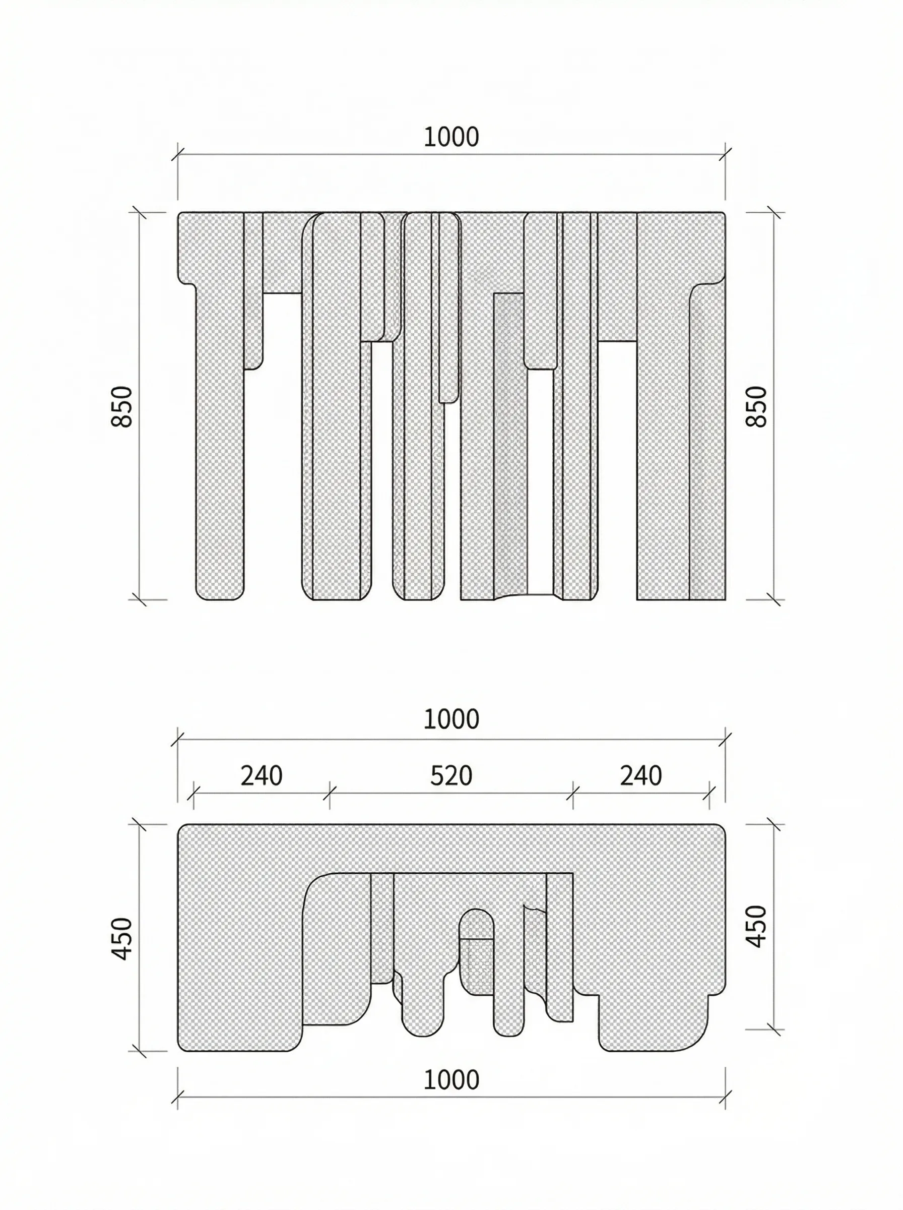 Marea technical drawing