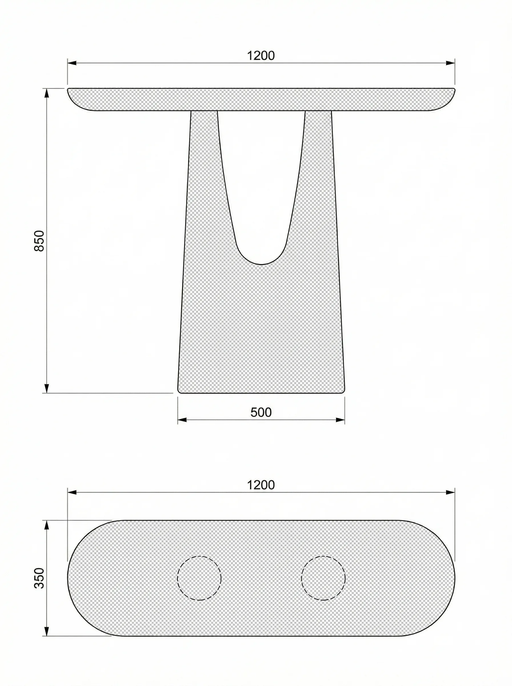 Arco technical drawing