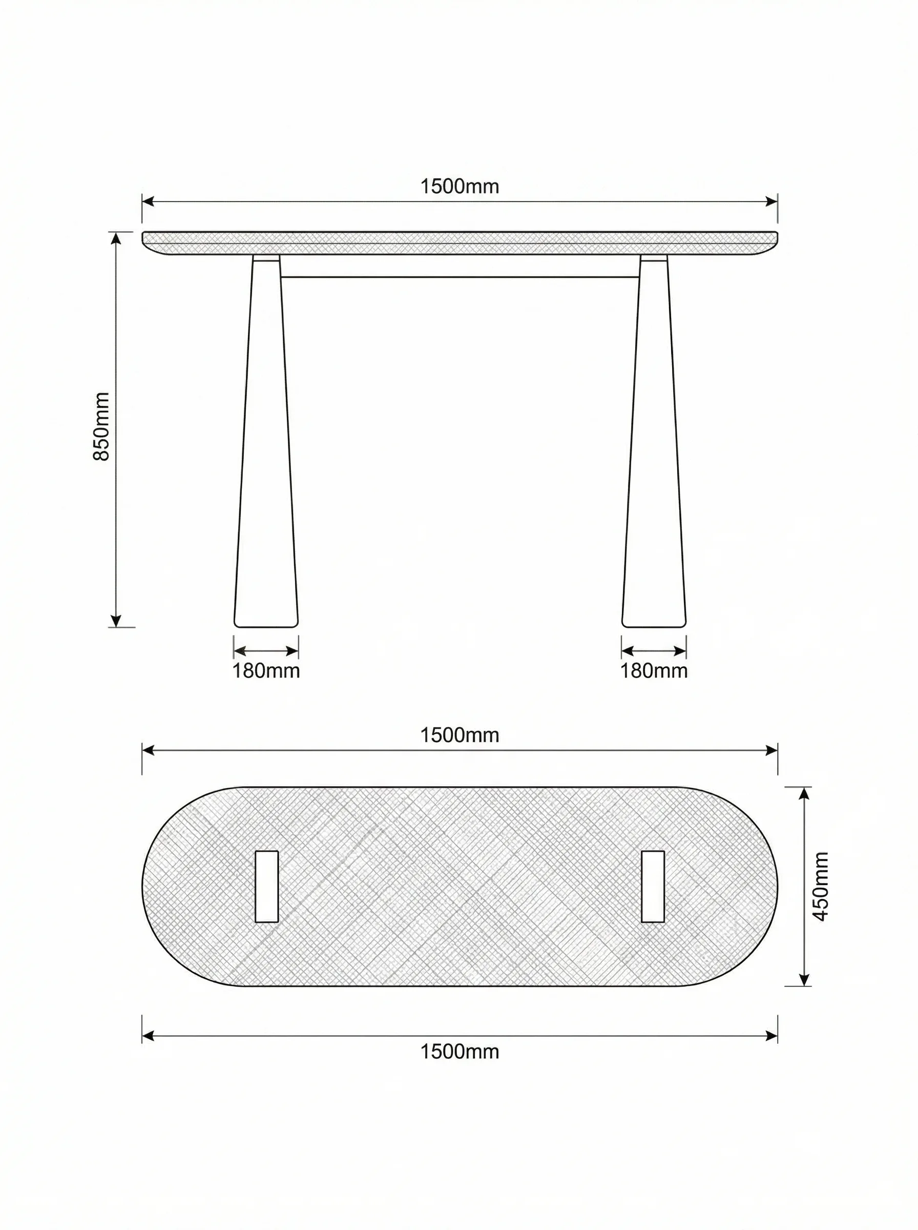 Fuso technical drawing