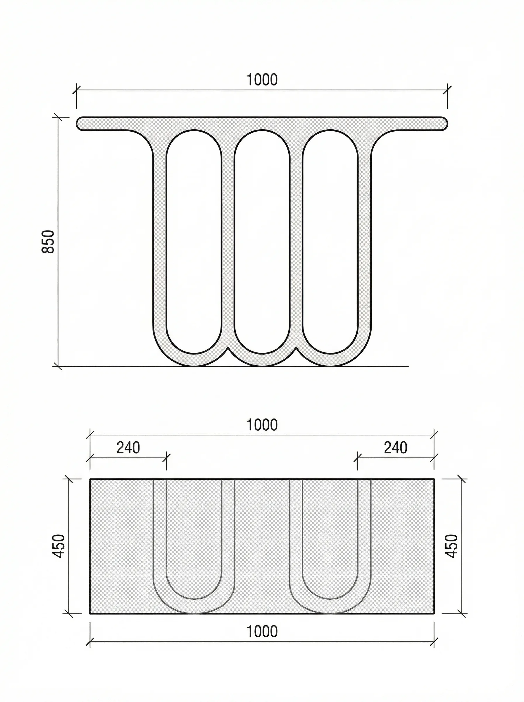 Grotta technical drawing
