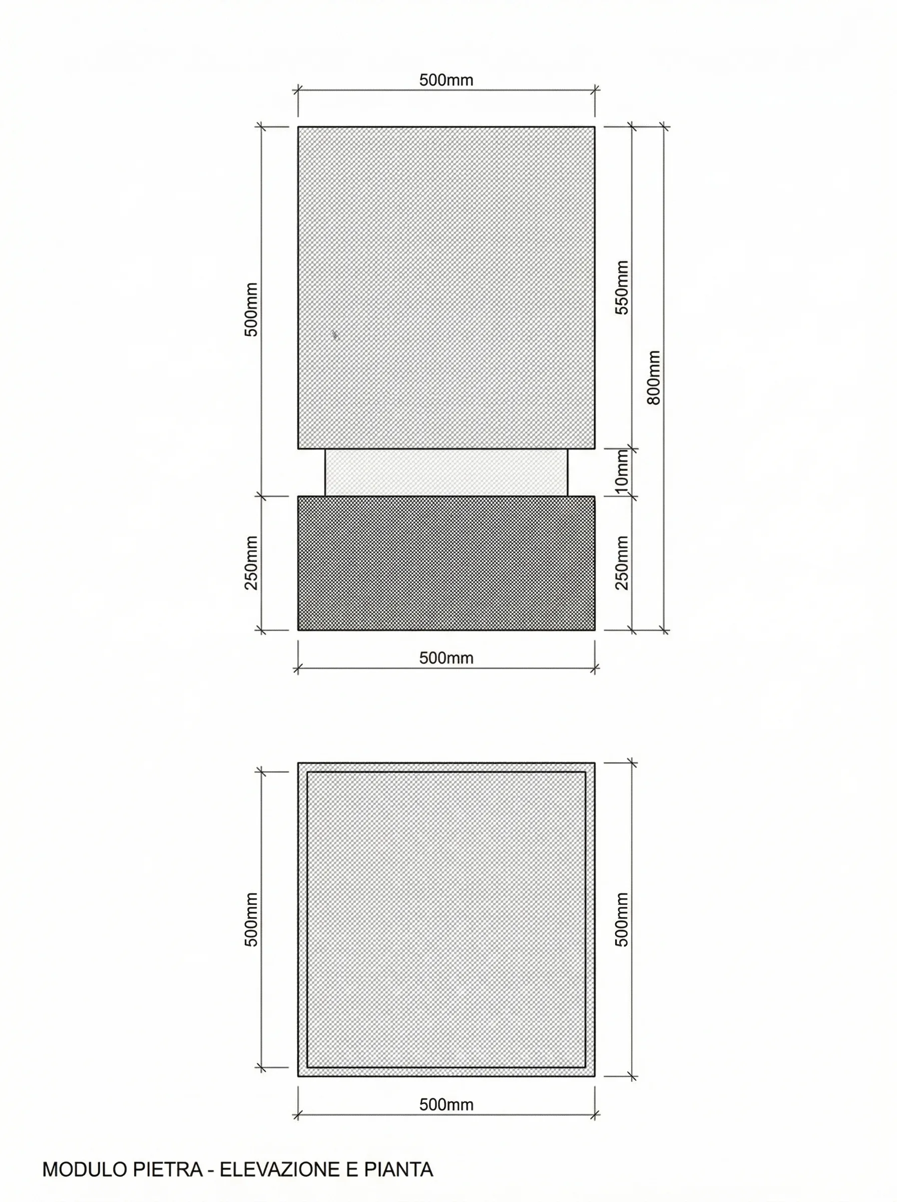 Torre technical drawing