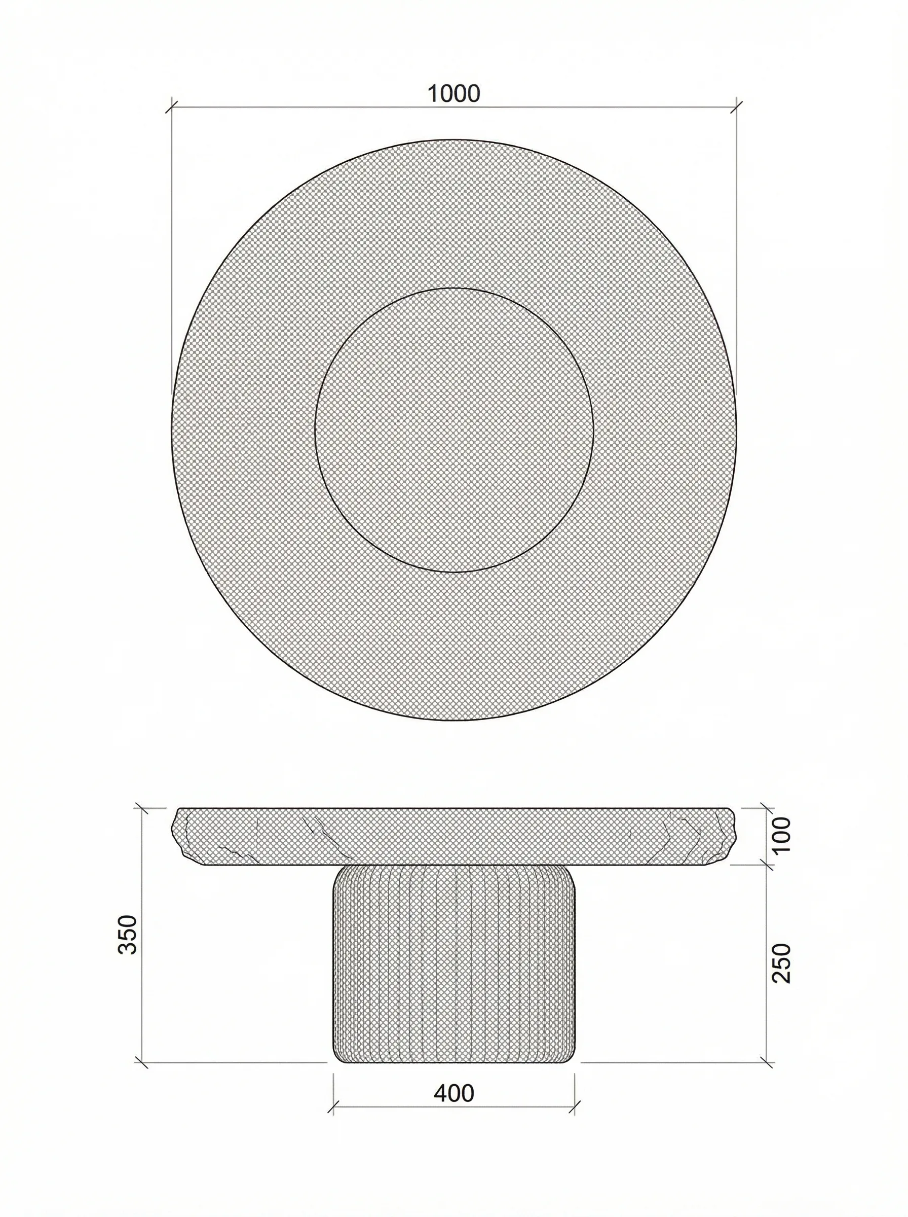 Disco technical drawing