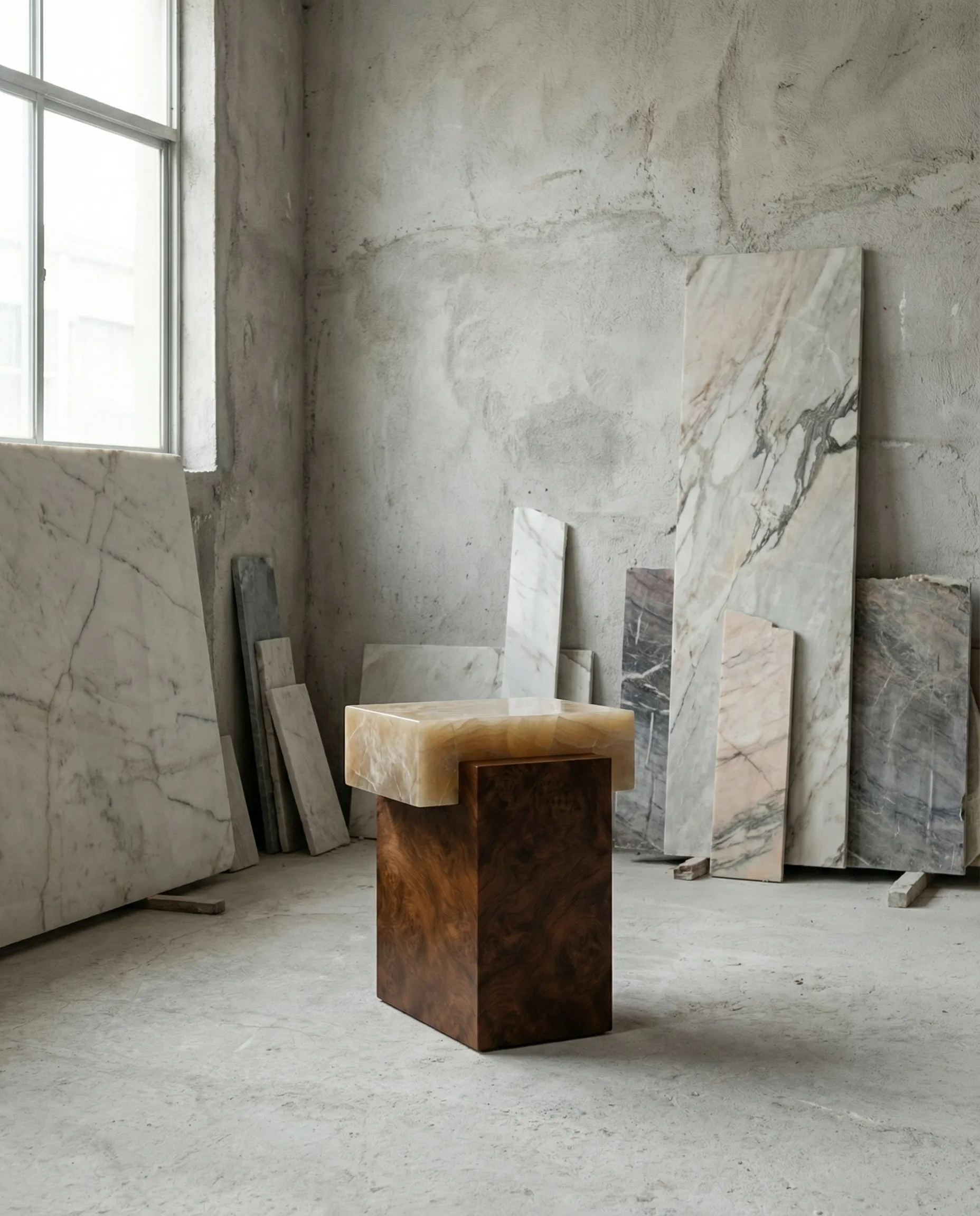 Zolla in the atelier