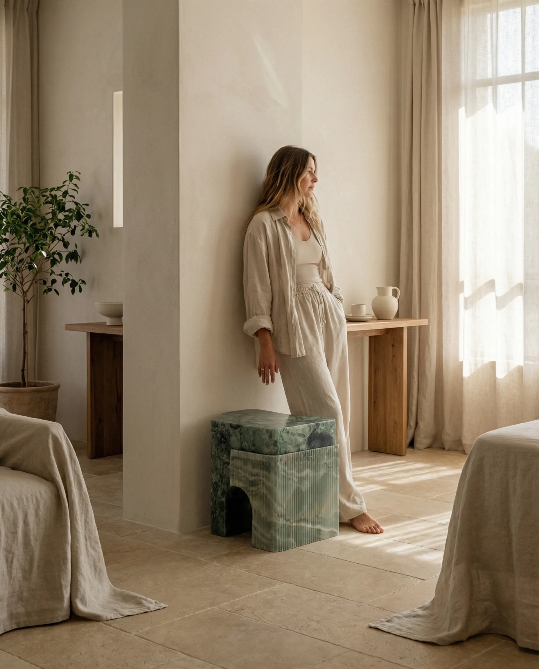 Capitello at human scale