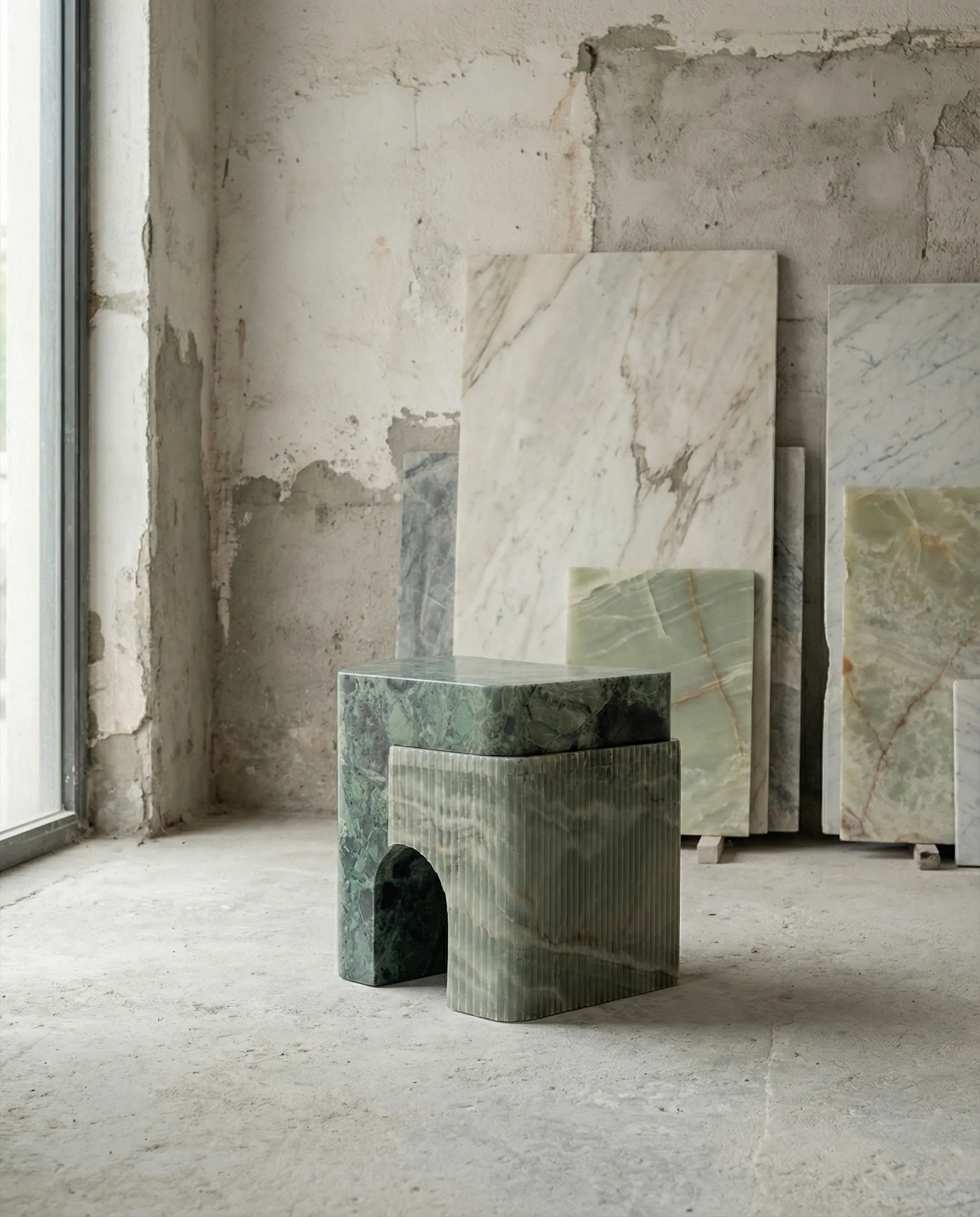 Capitello in the atelier