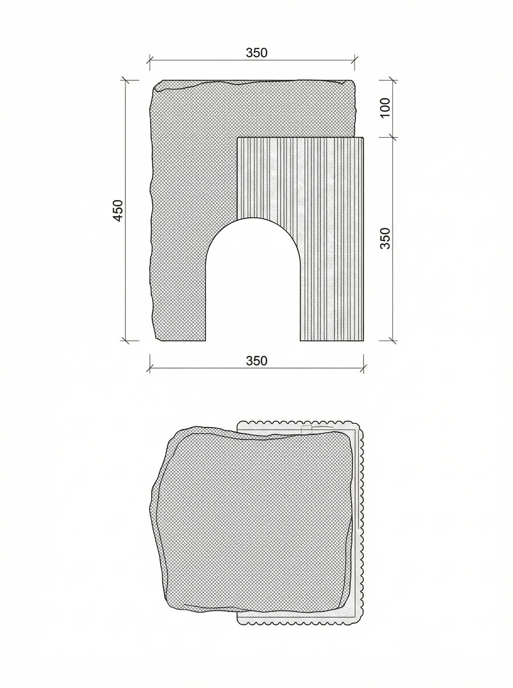 Capitello technical drawing
