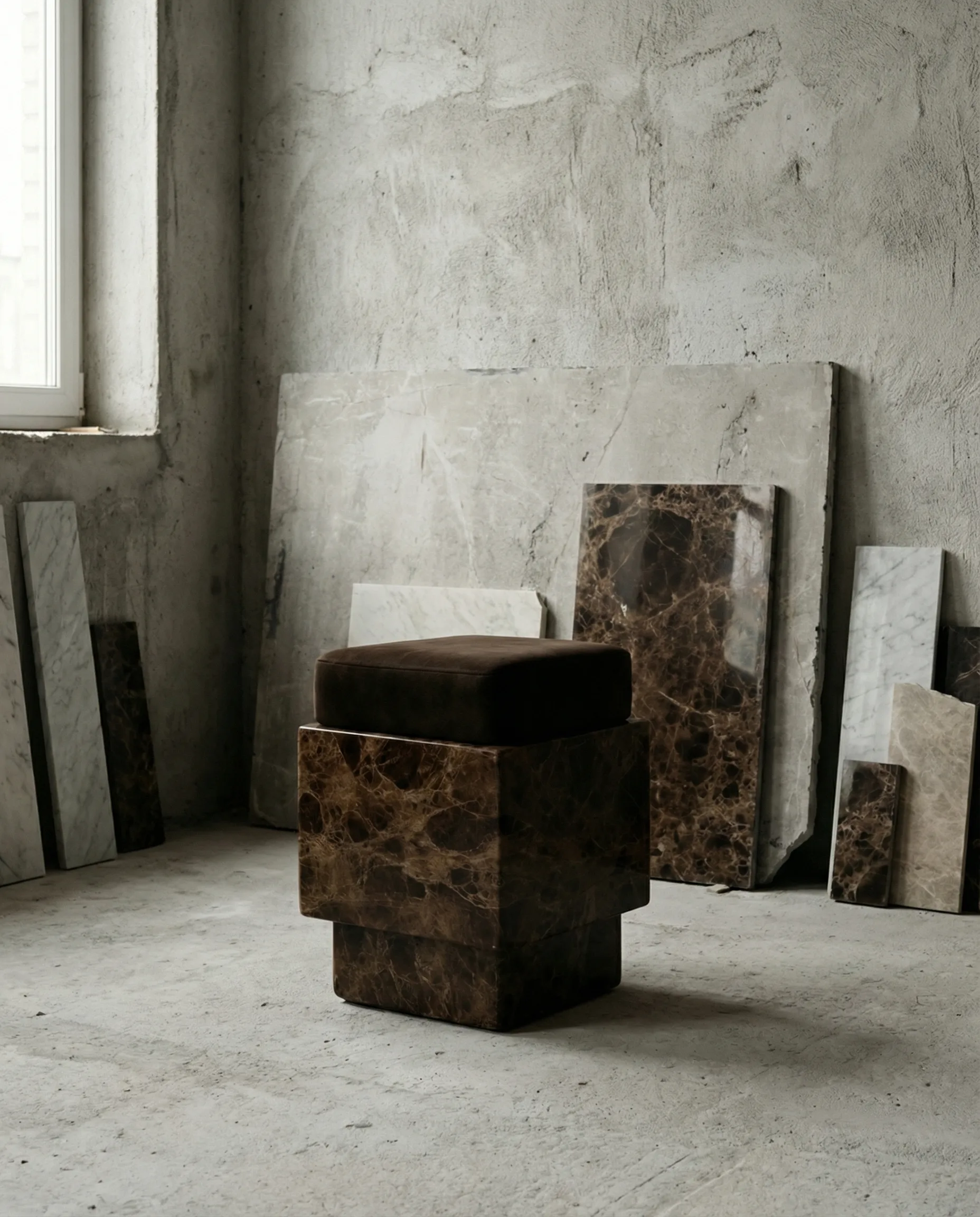 Trono in the atelier