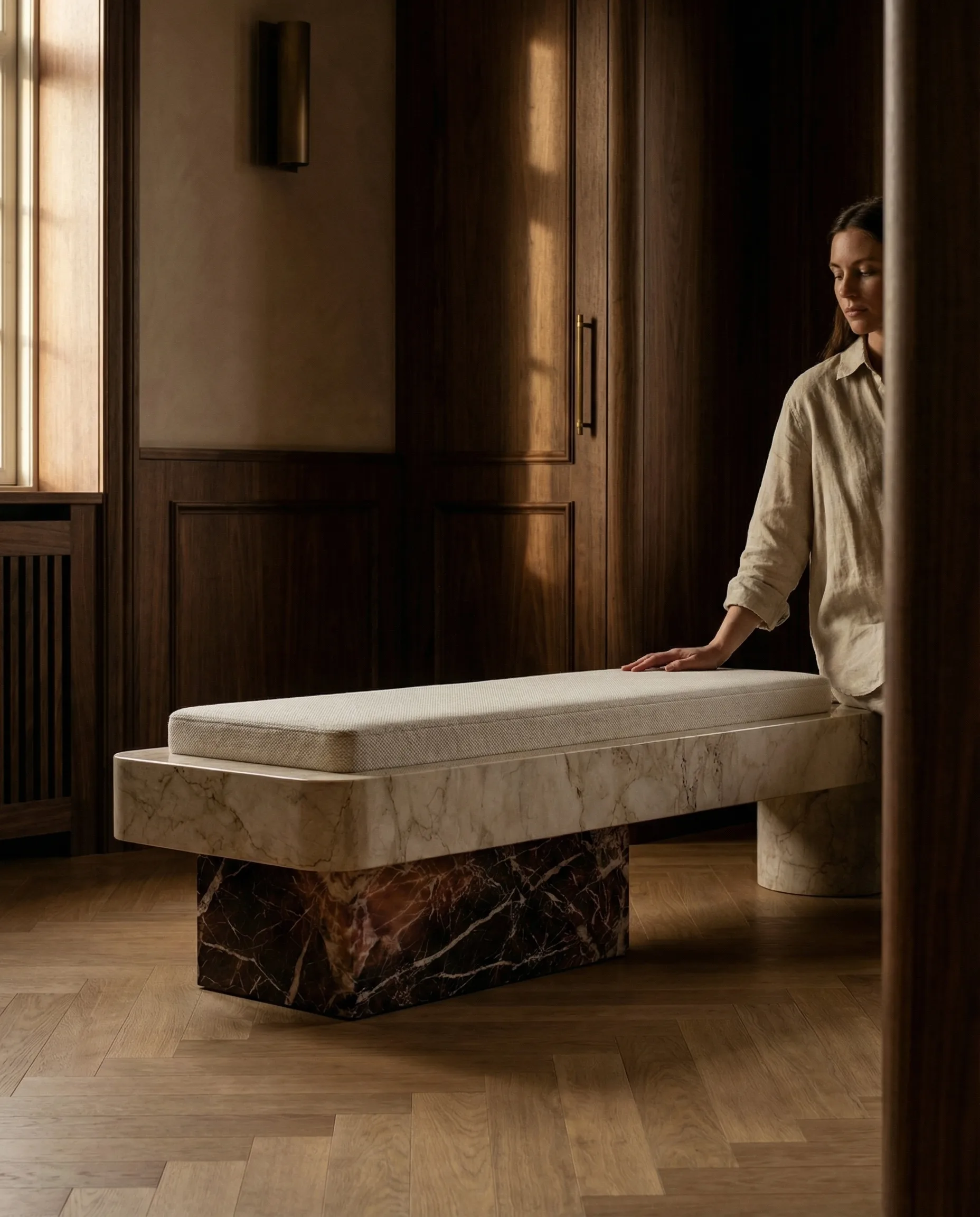 Giacitura at human scale