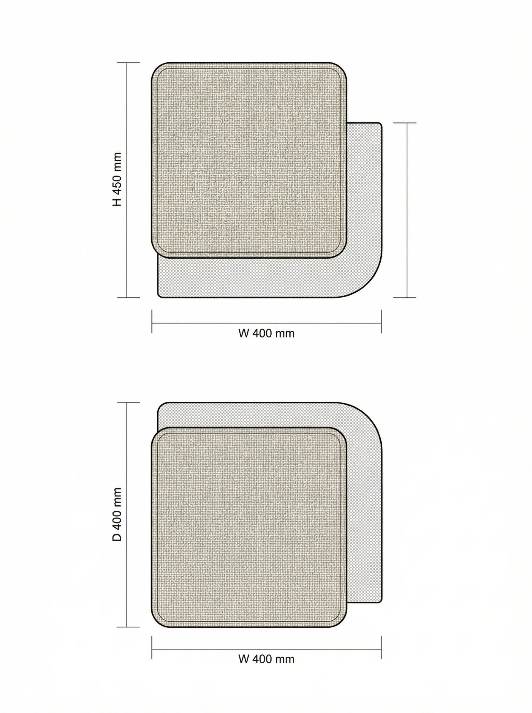 Nido technical drawing