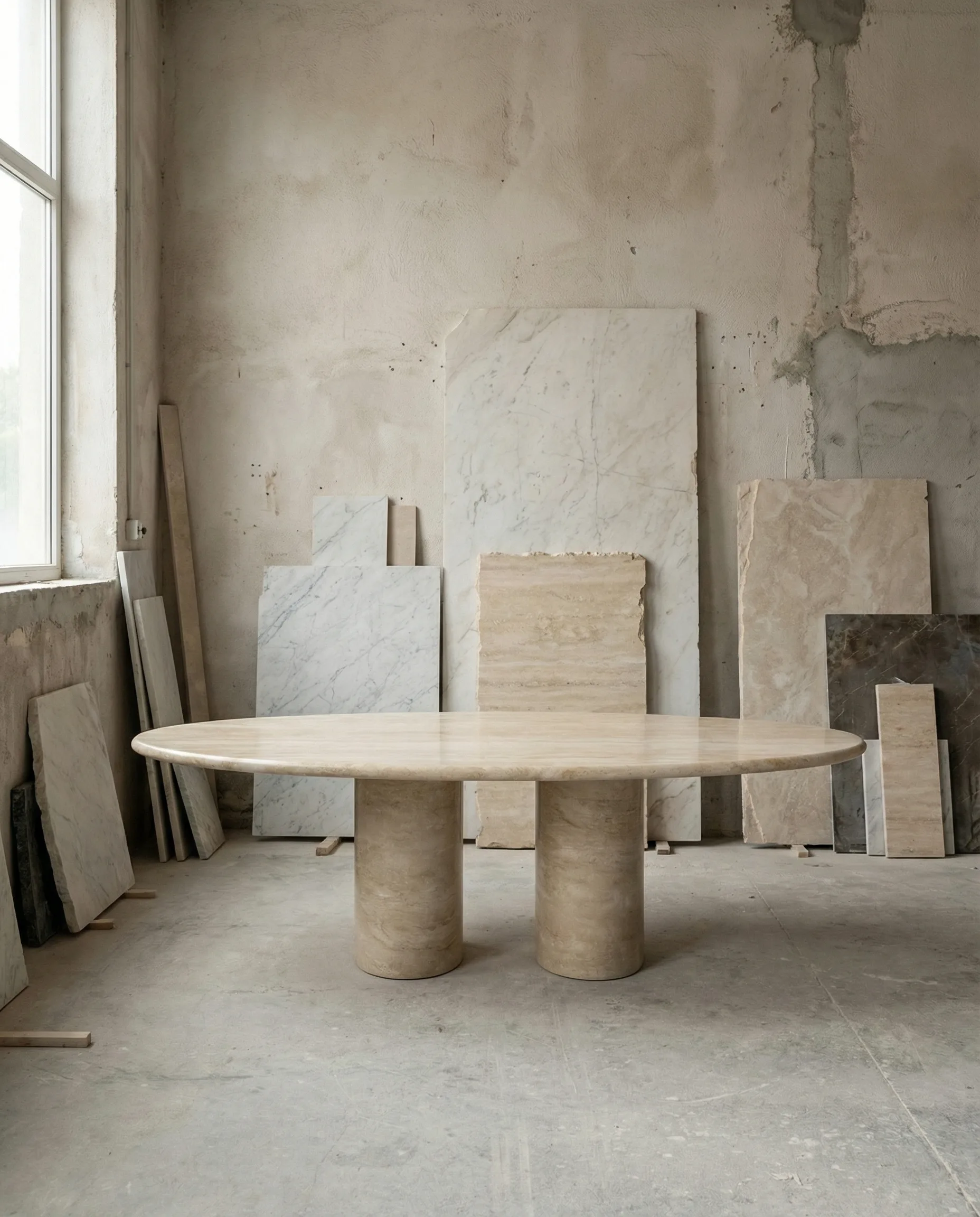 Pilastro in the atelier