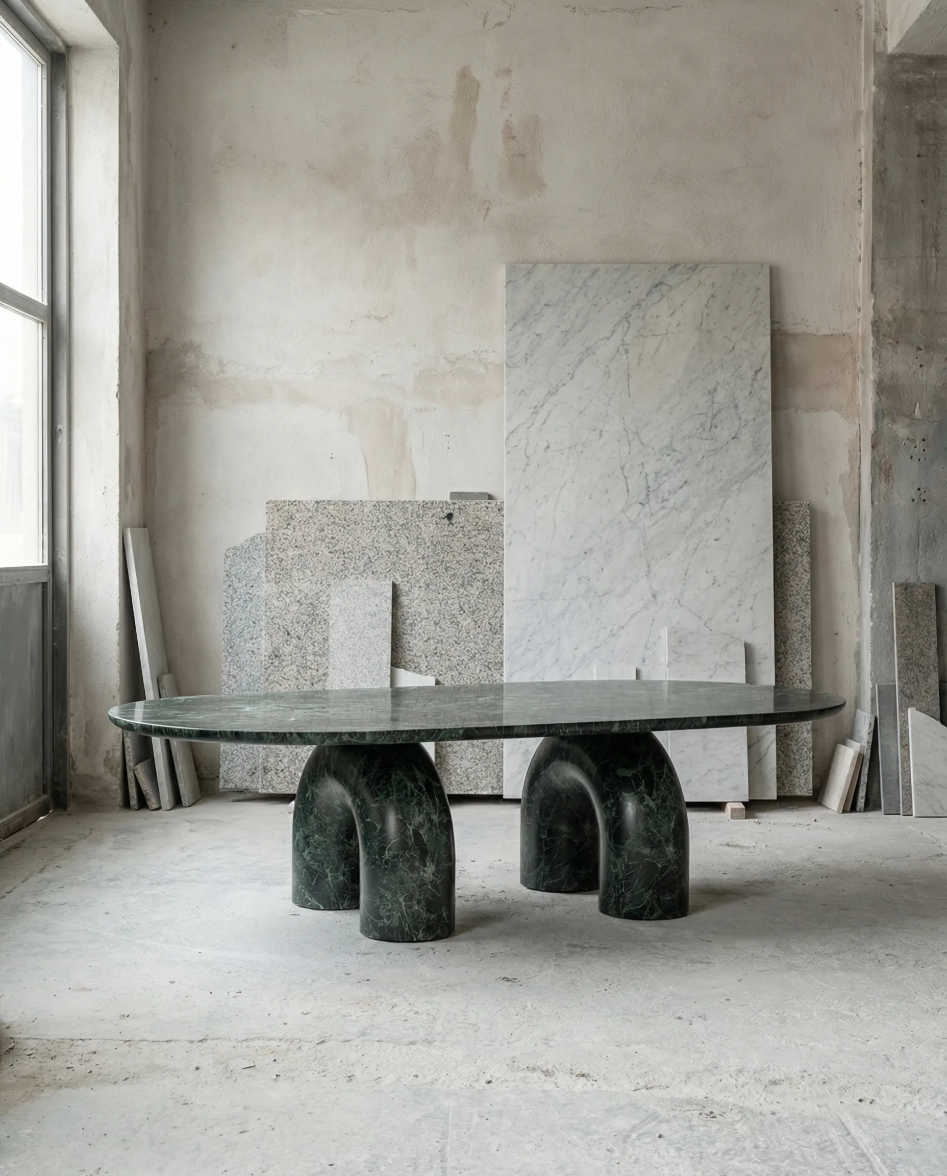 Navata in the atelier