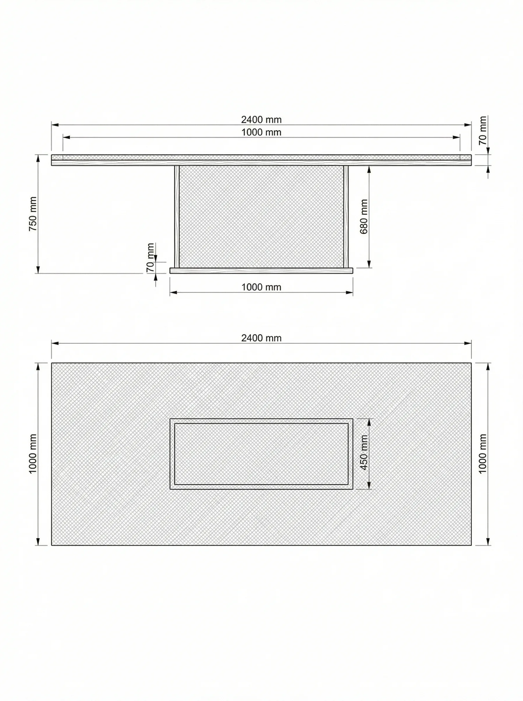 Monolite technical drawing