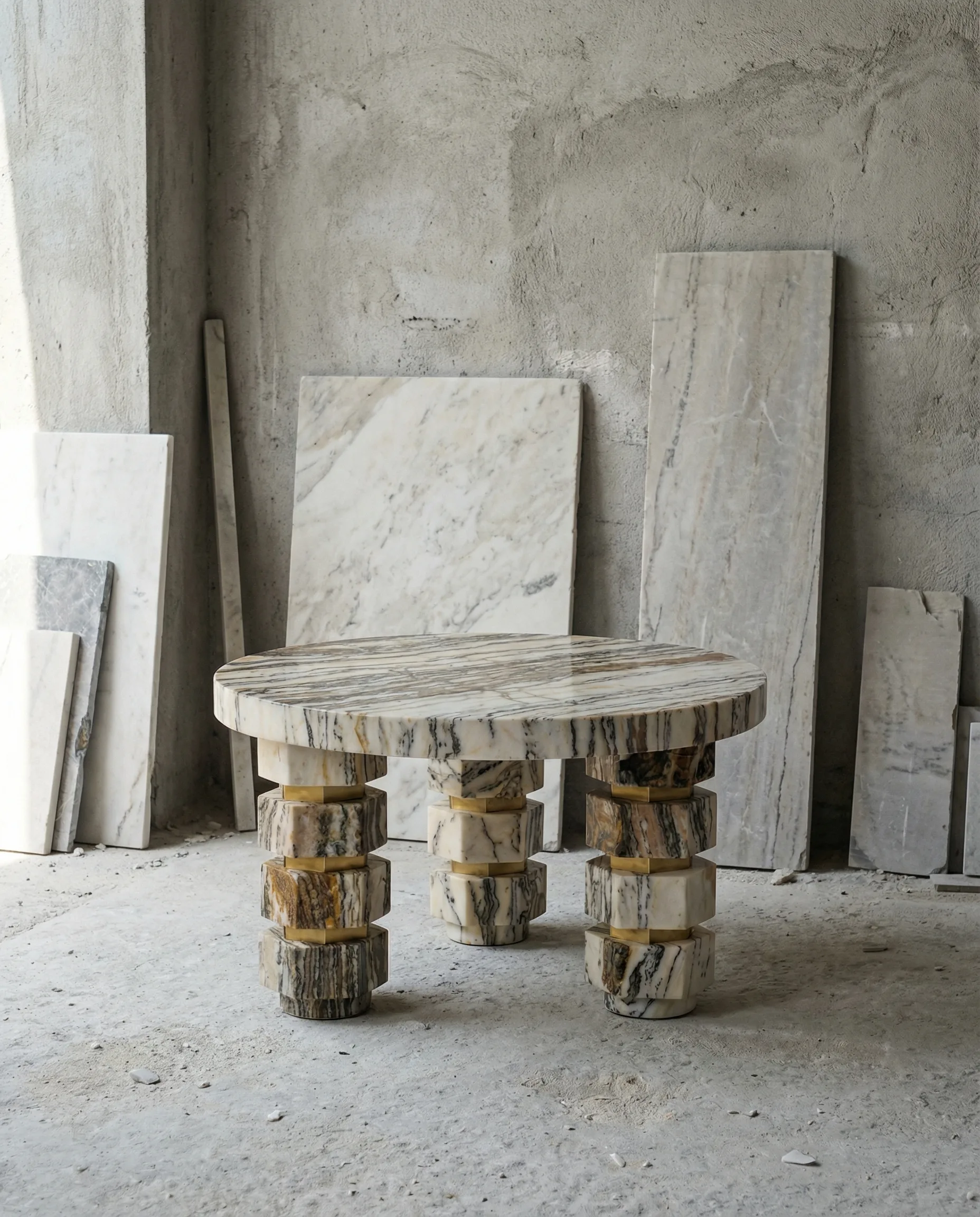 Anello in the atelier