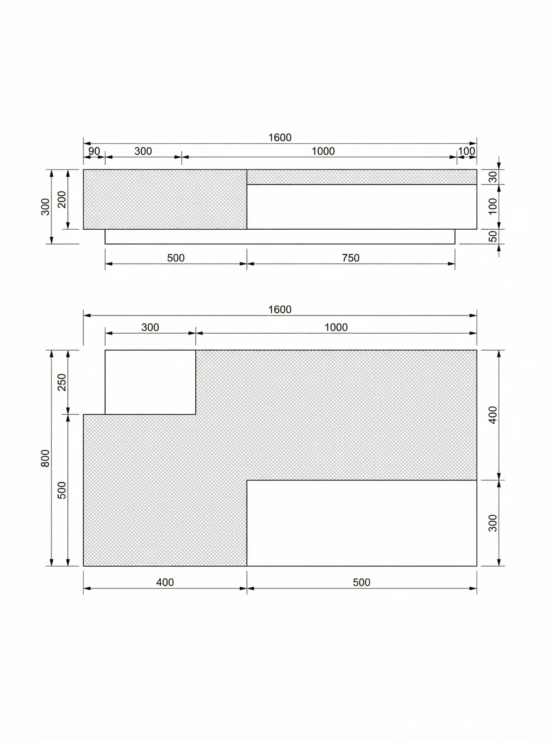 Ponte technical drawing