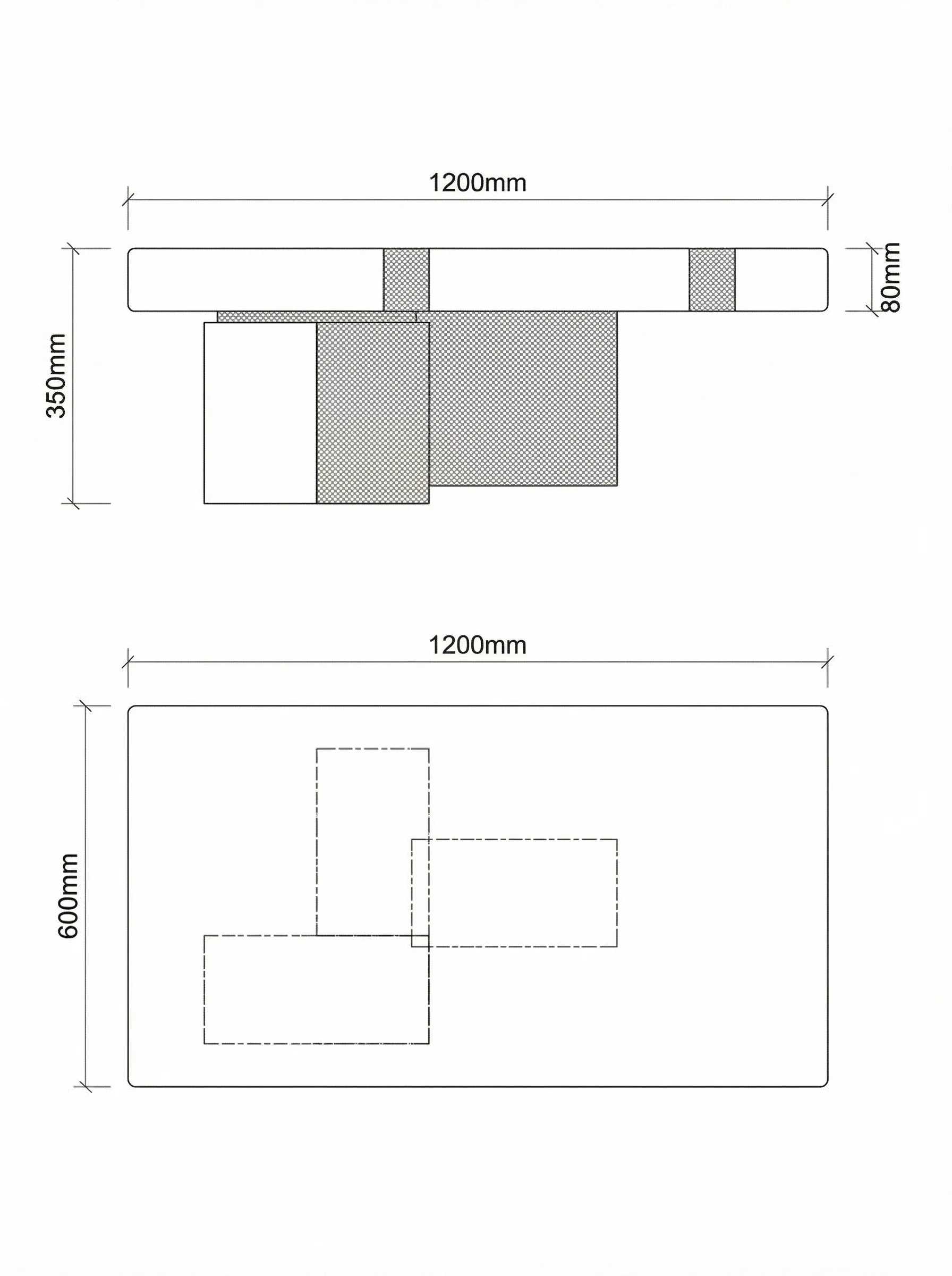 Incastro technical drawing