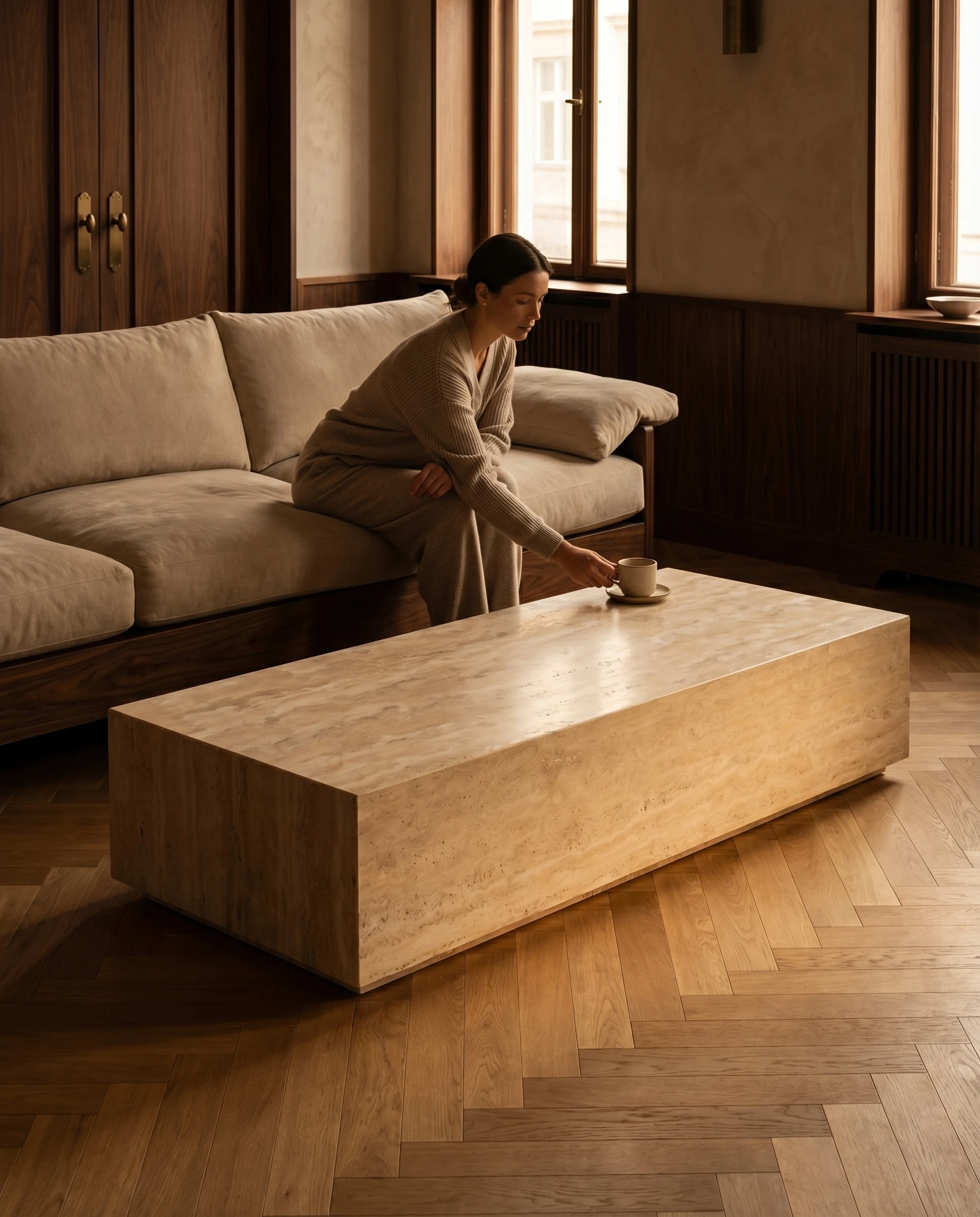 Piano at human scale