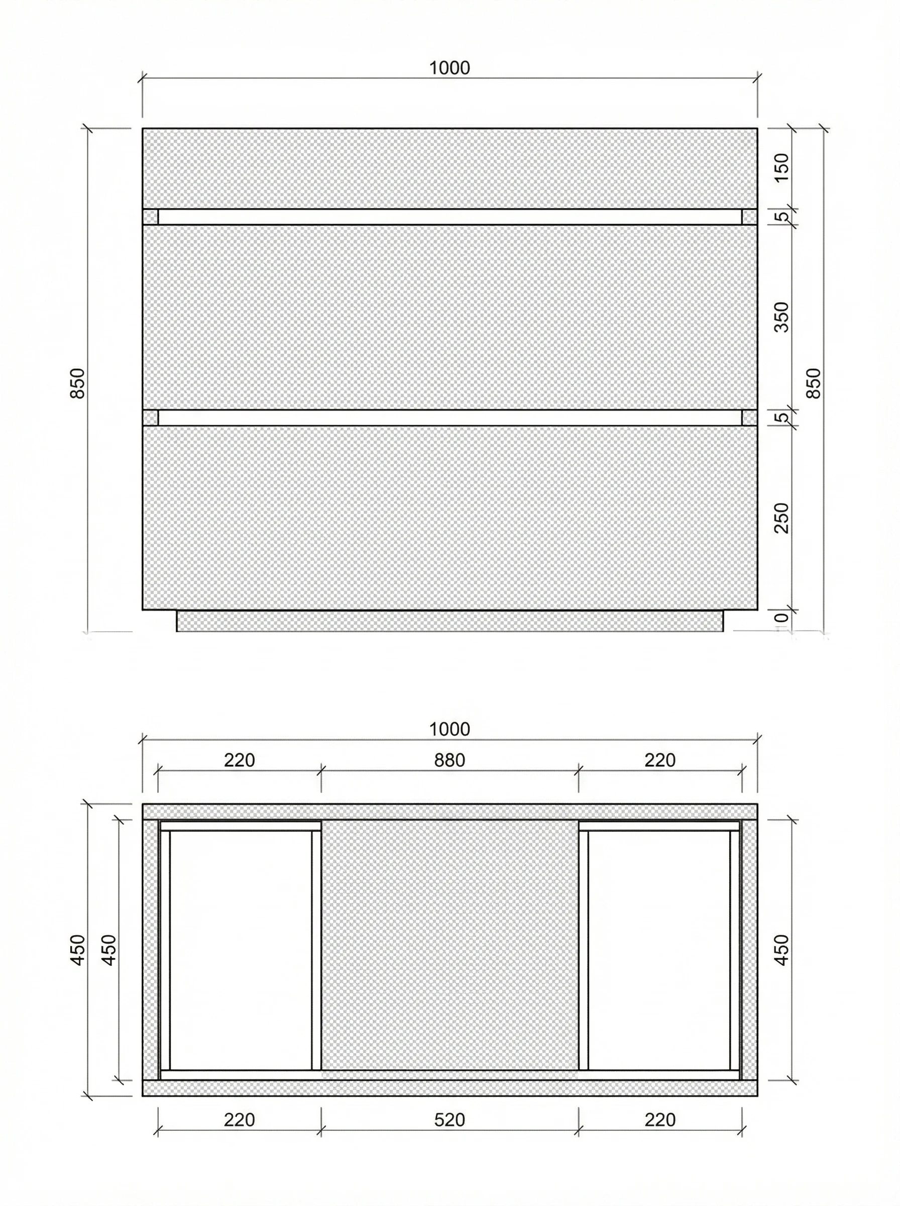 Rigato technical drawing